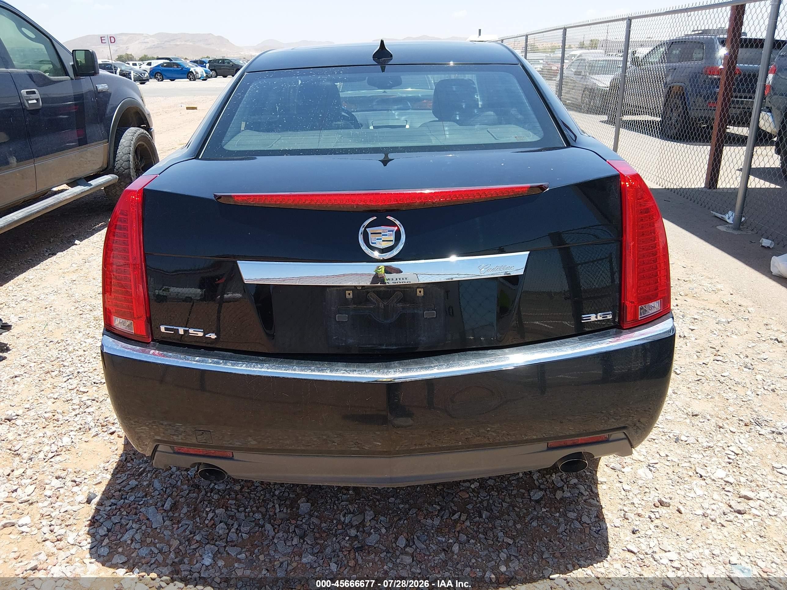 2013 Cadillac Cts Performance Black vin: 1G6DM5E34D0145542