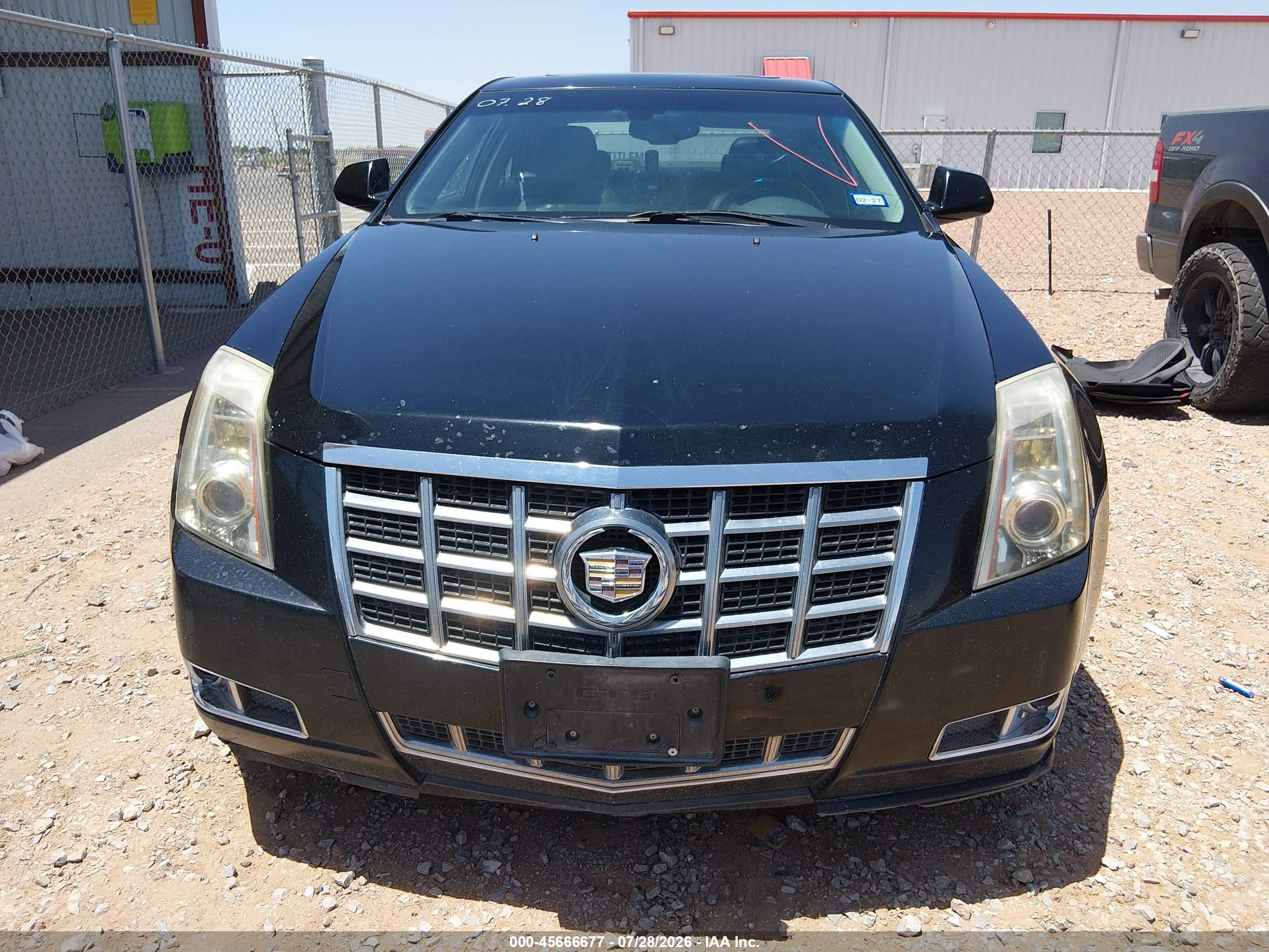 2013 Cadillac Cts Performance Black vin: 1G6DM5E34D0145542