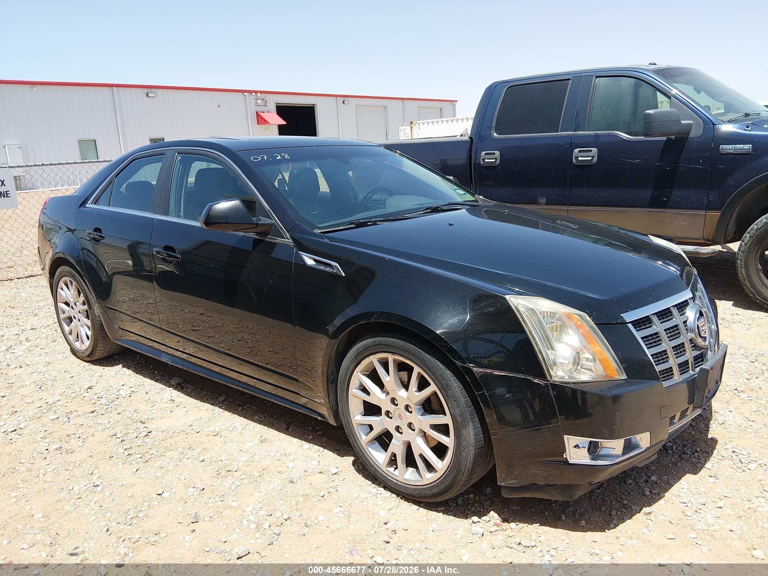 2013 Cadillac Cts Performance Black vin: 1G6DM5E34D0145542