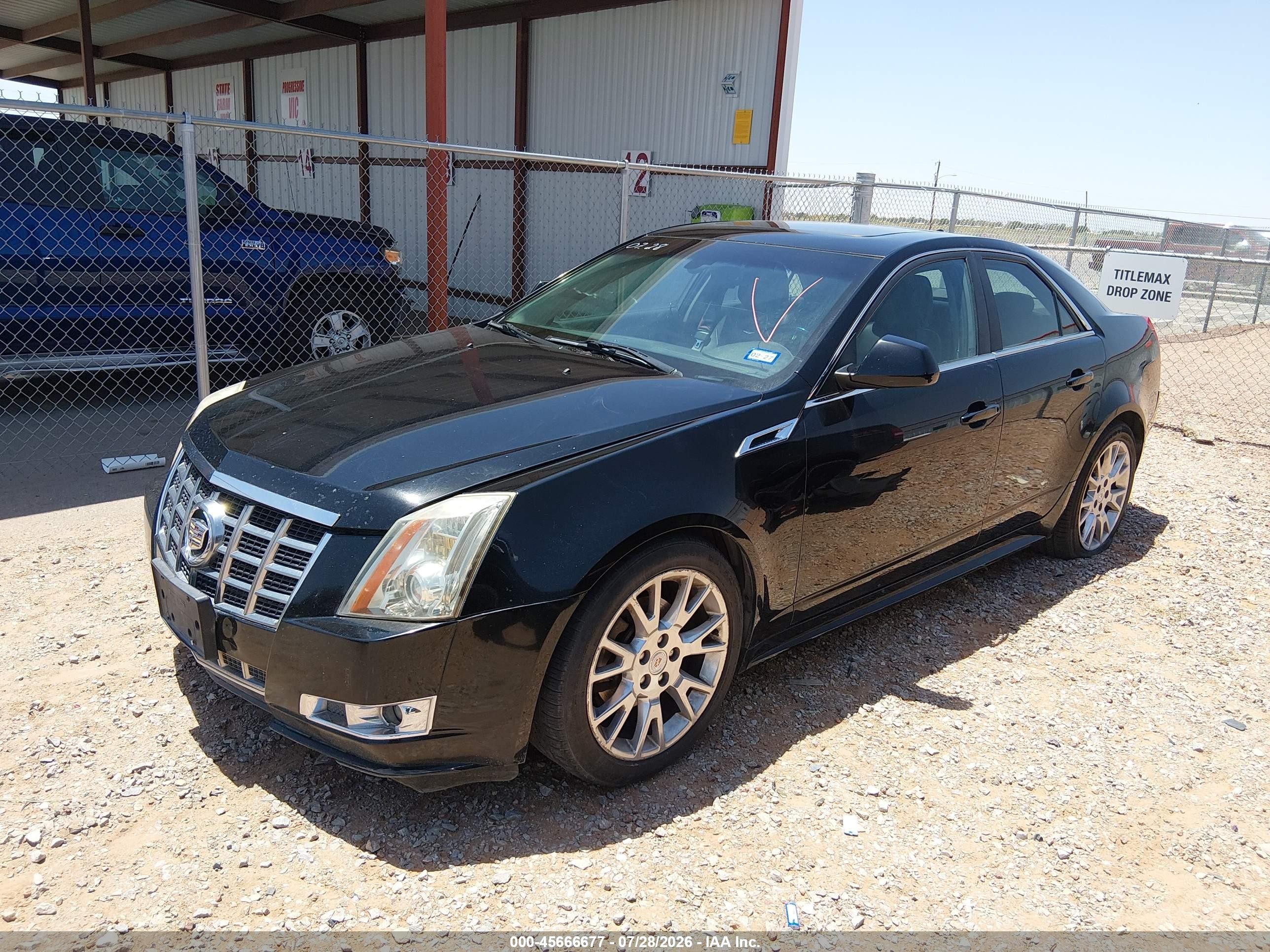 2013 Cadillac Cts Performance Black vin: 1G6DM5E34D0145542