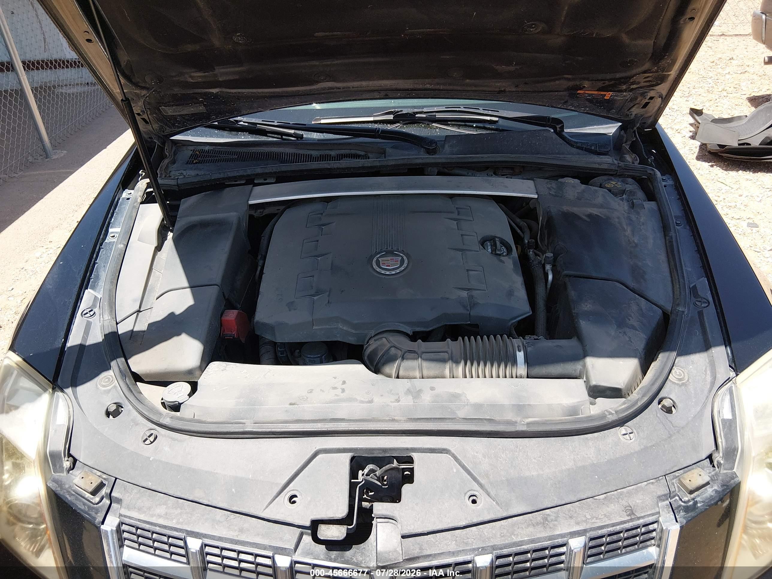2013 Cadillac Cts Performance Black vin: 1G6DM5E34D0145542