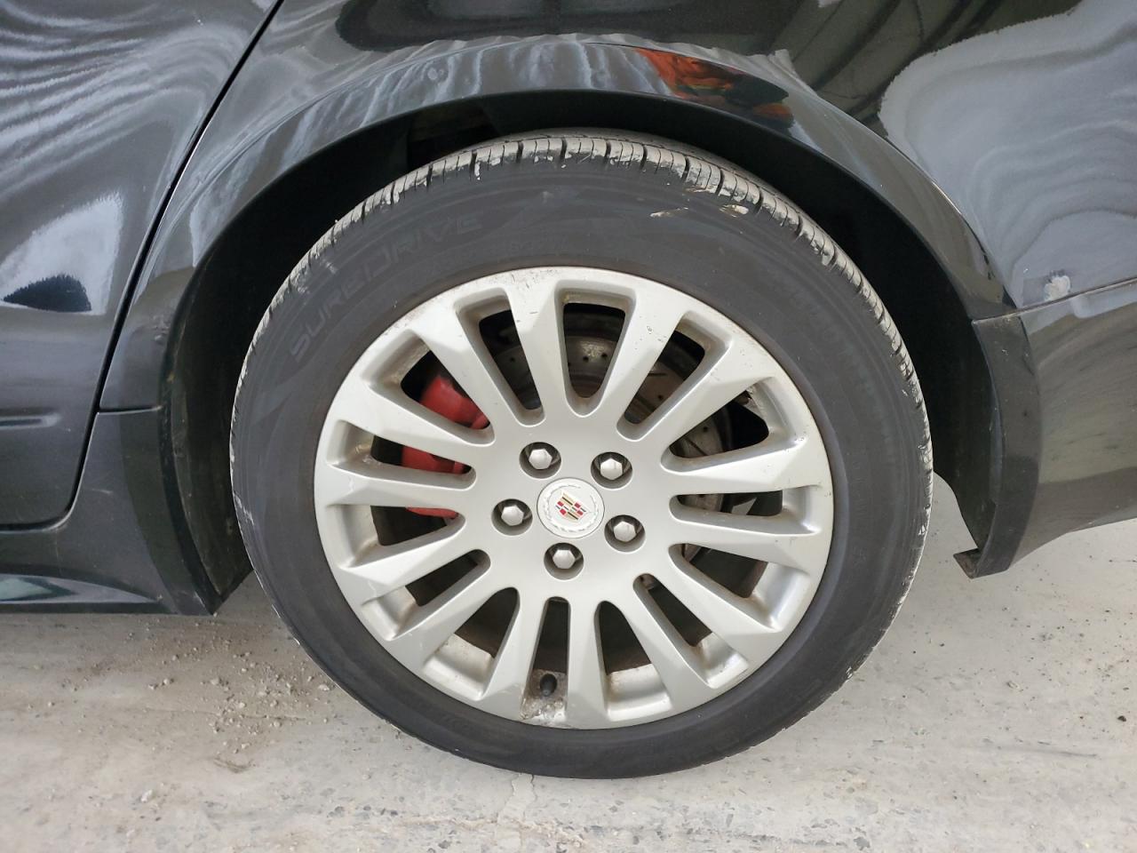 2010 Cadillac Cts Performance Collection Black vin: 1G6DM5EV1A0138240 Damage: Left Rear Wheel, Curb Rash, 5 To 6 Inches