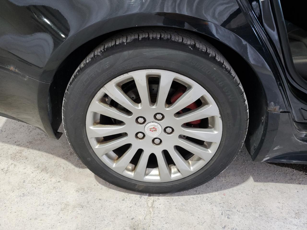 2010 Cadillac Cts Performance Collection Black vin: 1G6DM5EV1A0138240 Damage: Right Rear Wheel, Curb Rash, 4 To 5 Inches