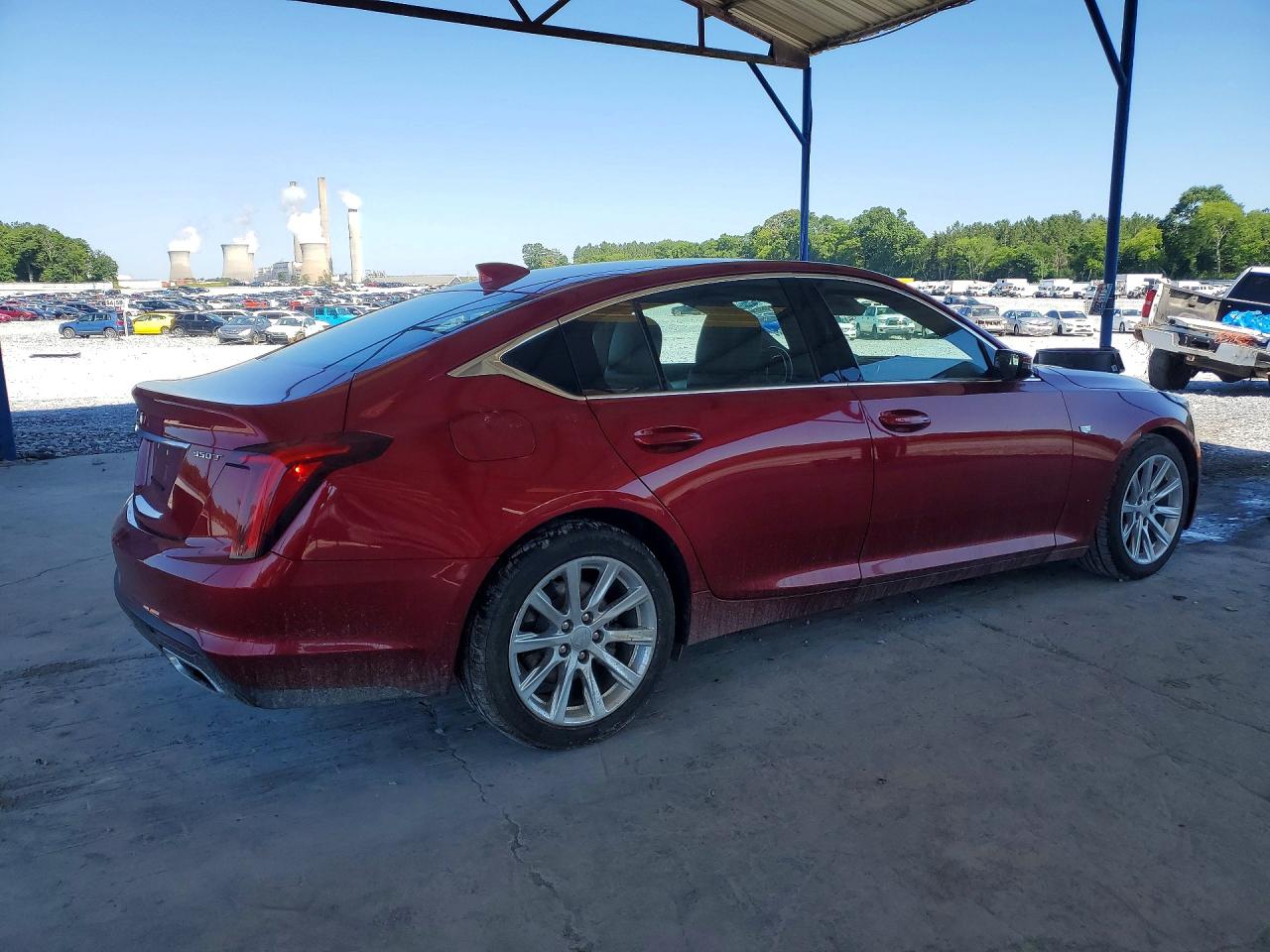 2022 Cadillac Ct5 Luxury Red vin: 1G6DM5RKXN0118106