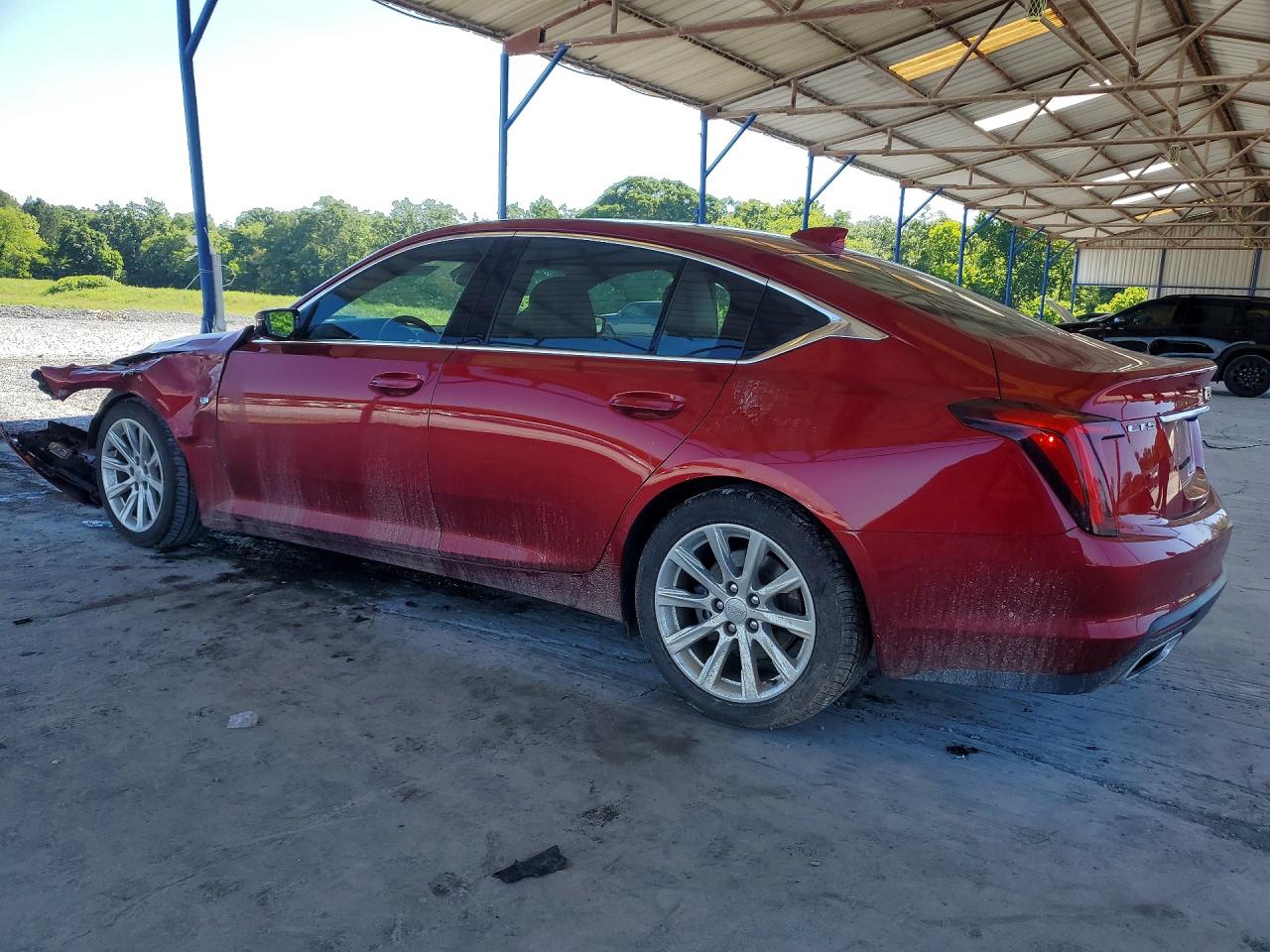 2022 Cadillac Ct5 Luxury Red vin: 1G6DM5RKXN0118106