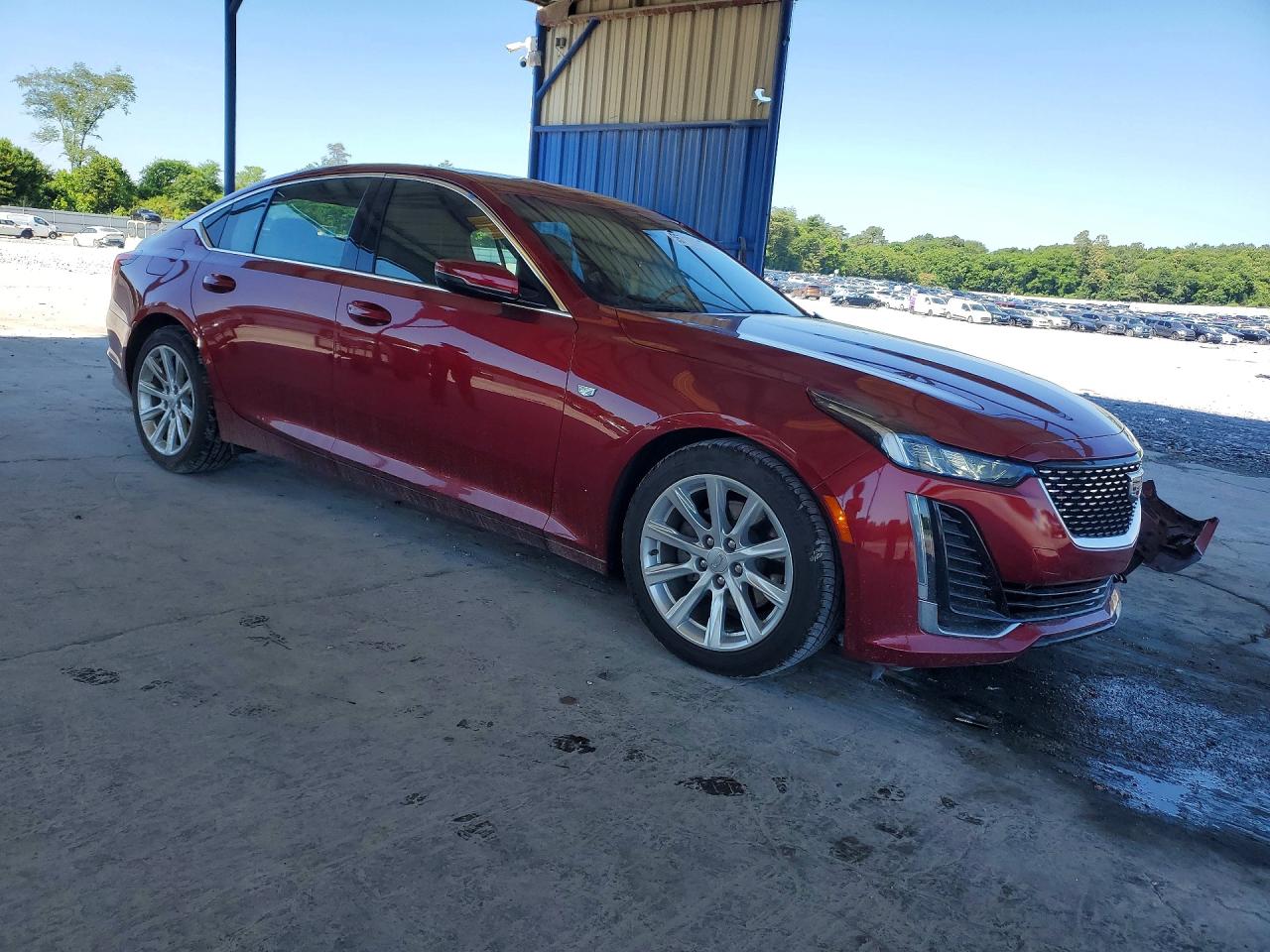 2022 Cadillac Ct5 Luxury Red vin: 1G6DM5RKXN0118106