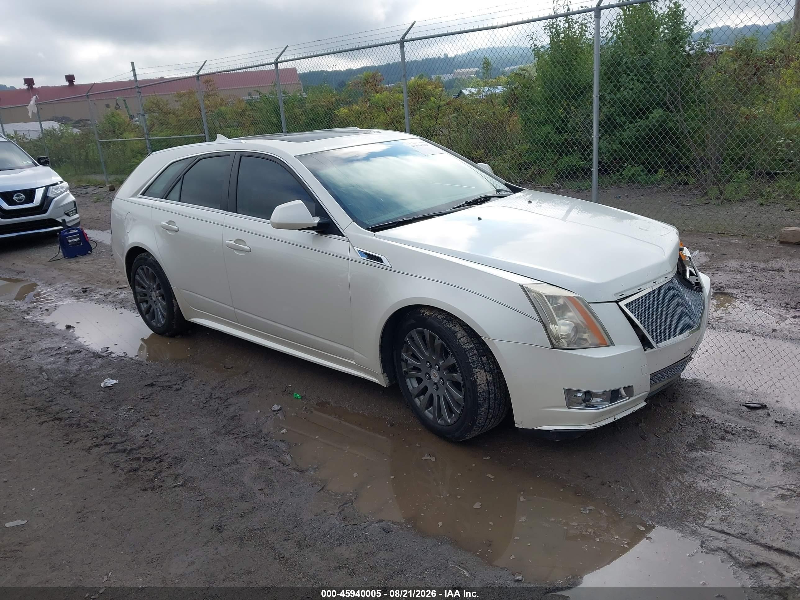 2013 Cadillac Cts Performance White vin: 1G6DM8E3XD0111915