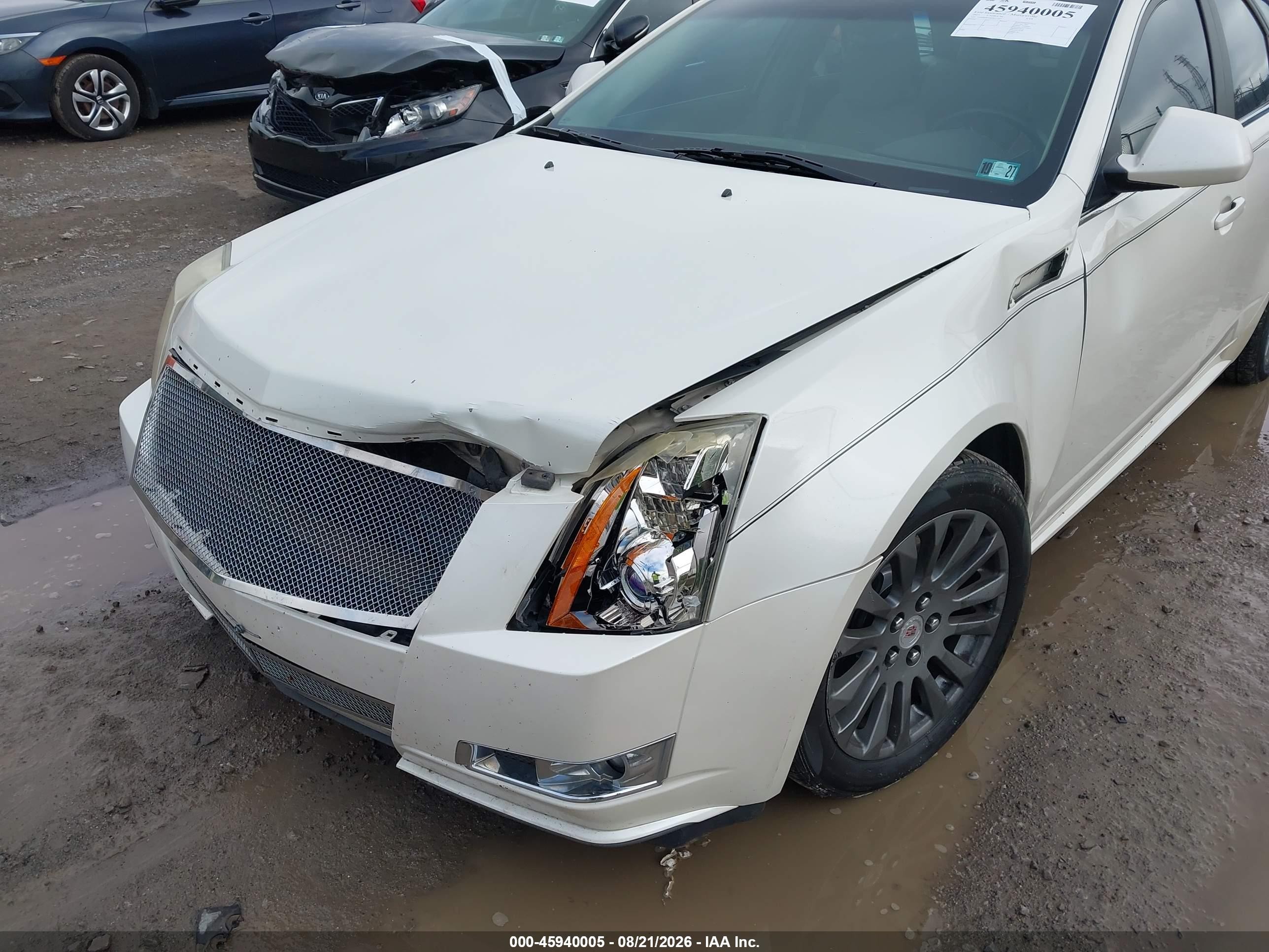 2013 Cadillac Cts Performance White vin: 1G6DM8E3XD0111915
