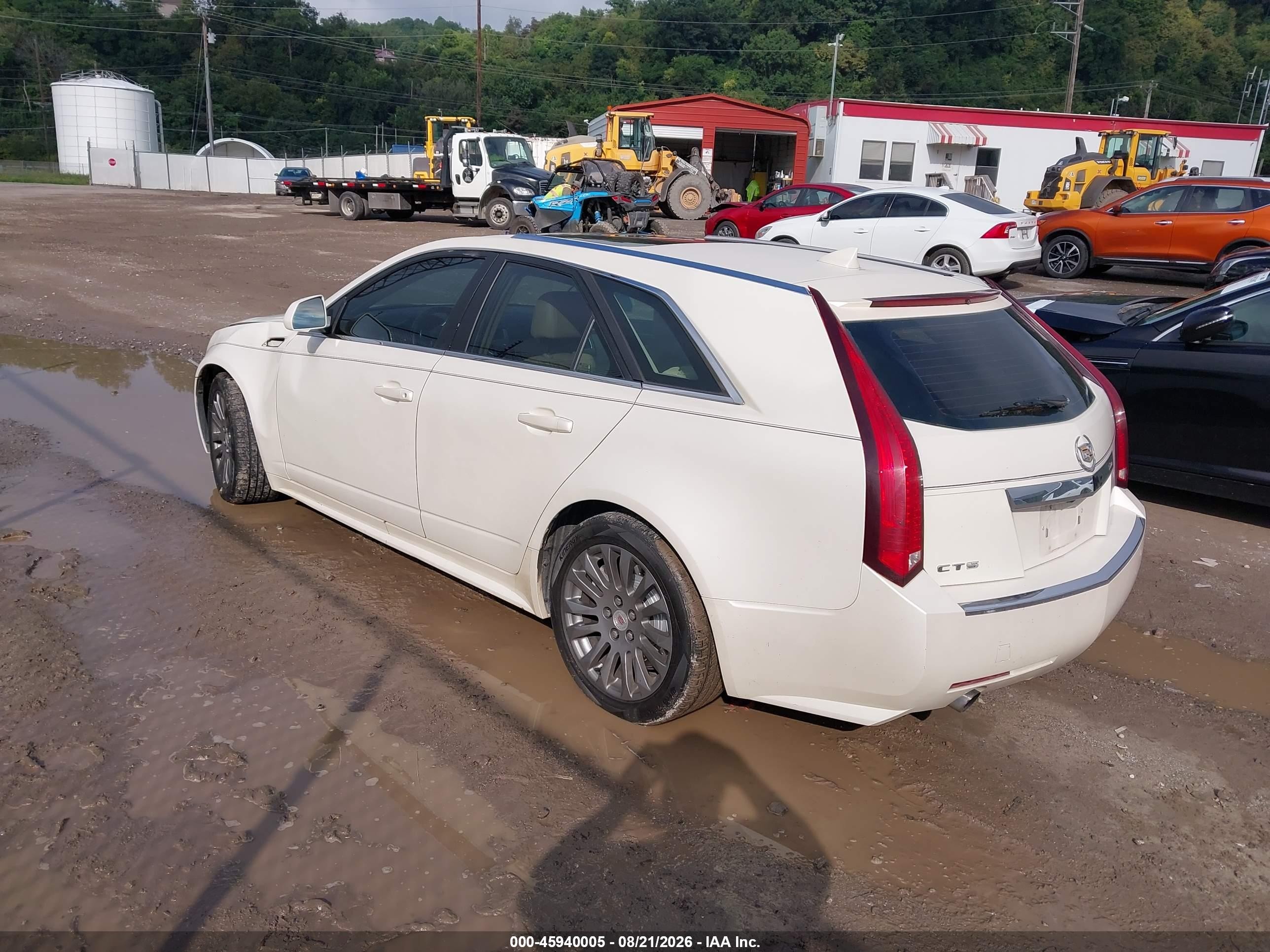 2013 Cadillac Cts Performance White vin: 1G6DM8E3XD0111915