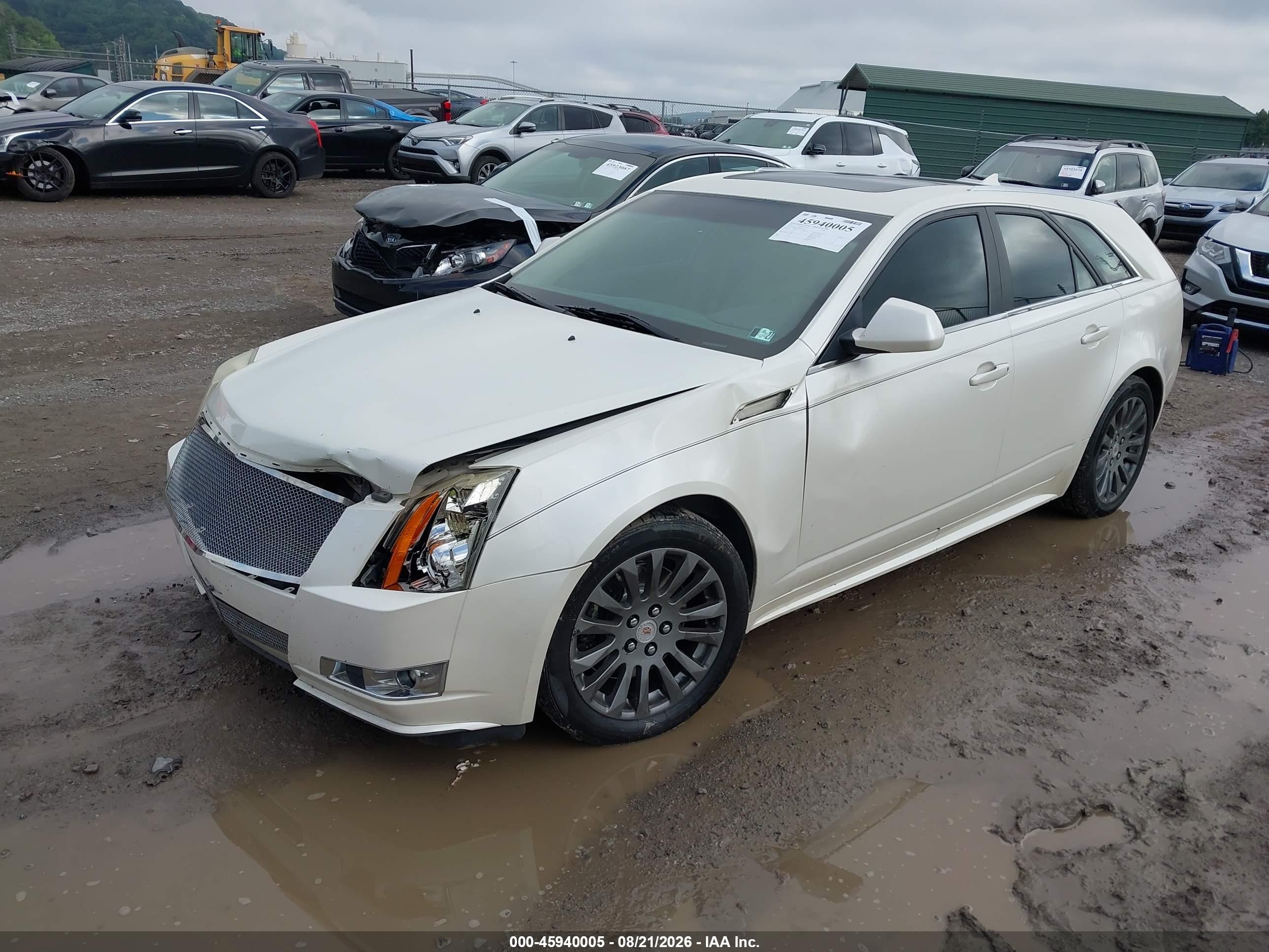 2013 Cadillac Cts Performance White vin: 1G6DM8E3XD0111915
