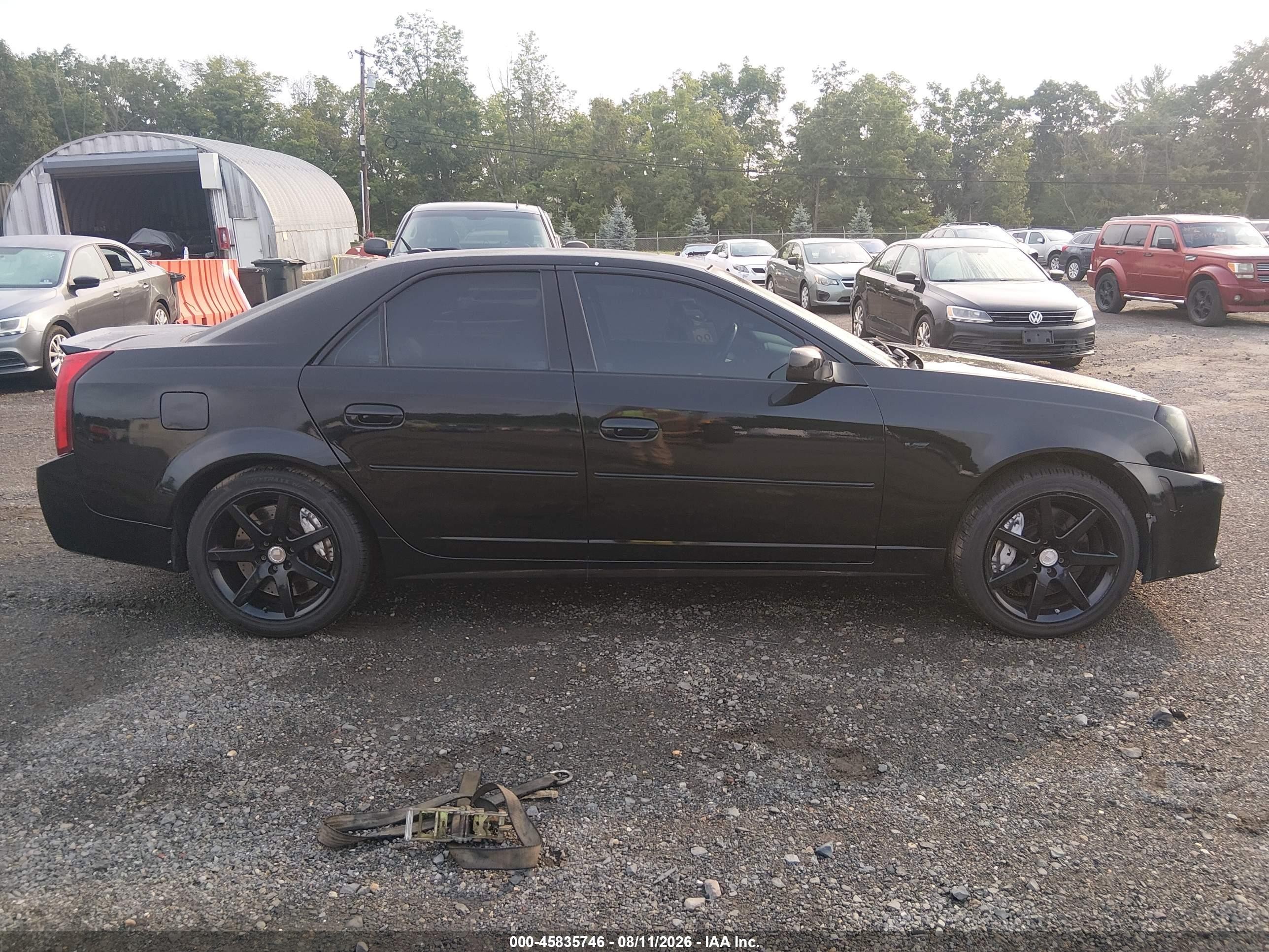 2005 Cadillac Cts-v   Black vin: 1G6DN56S450103781