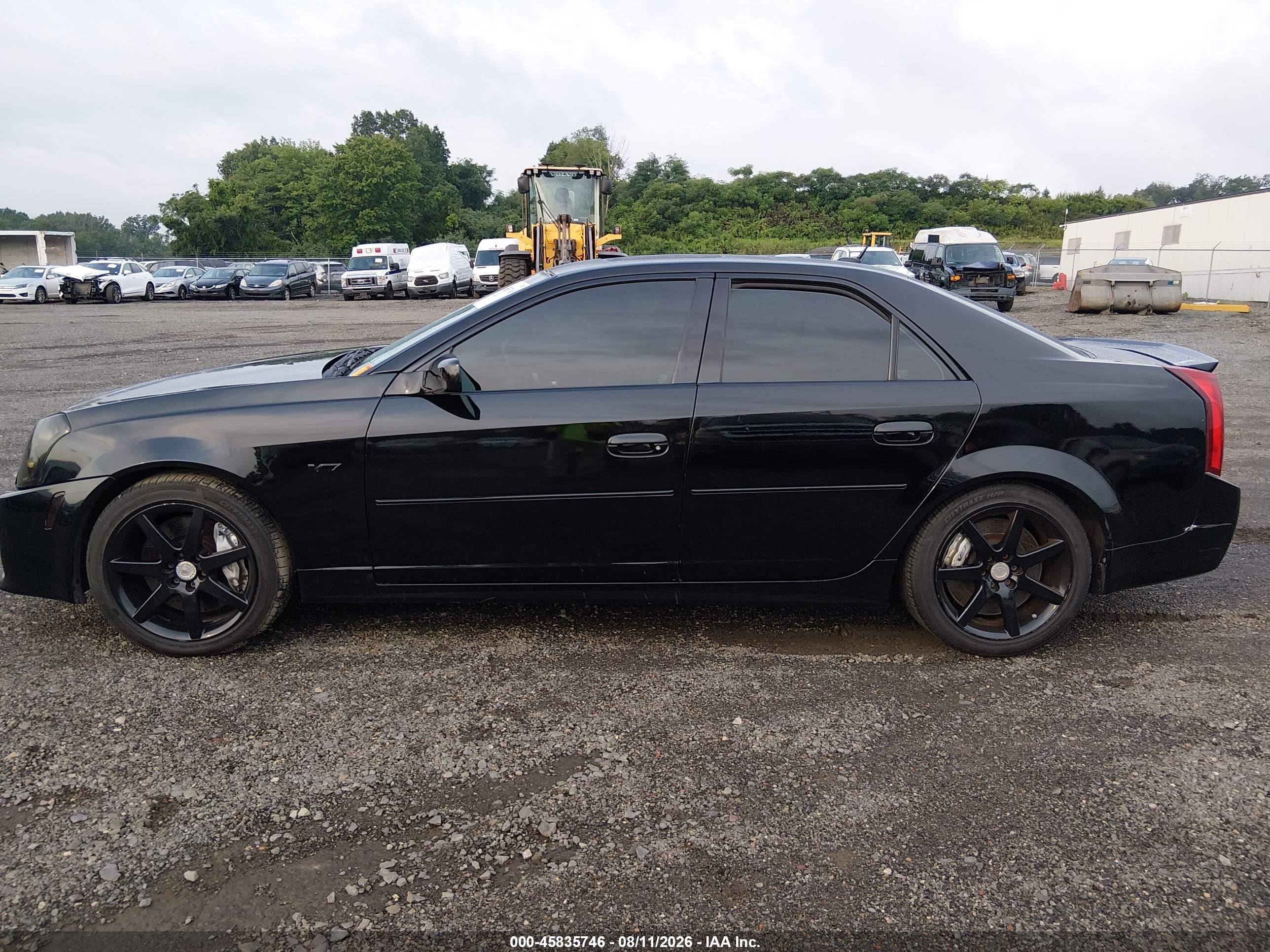 2005 Cadillac Cts-v   Black vin: 1G6DN56S450103781