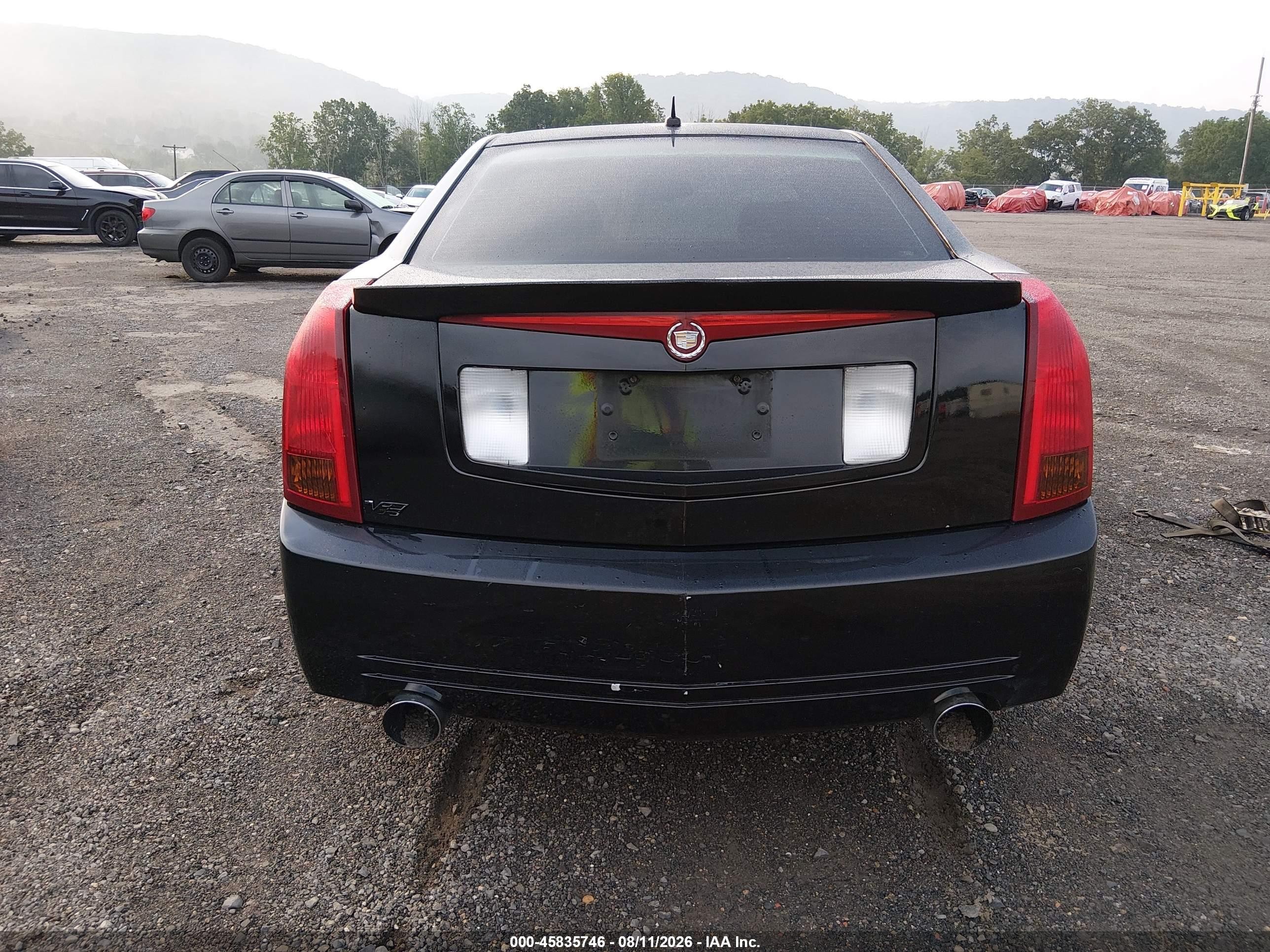 2005 Cadillac Cts-v   Black vin: 1G6DN56S450103781