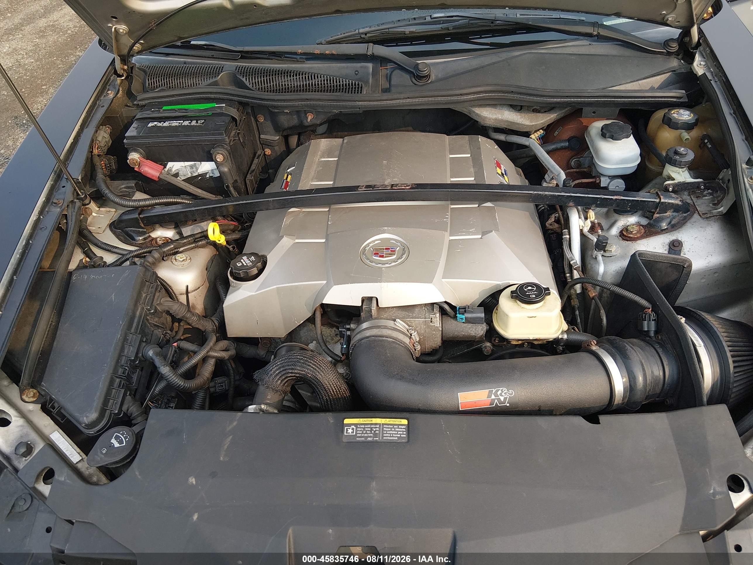 2005 Cadillac Cts-v   Black vin: 1G6DN56S450103781