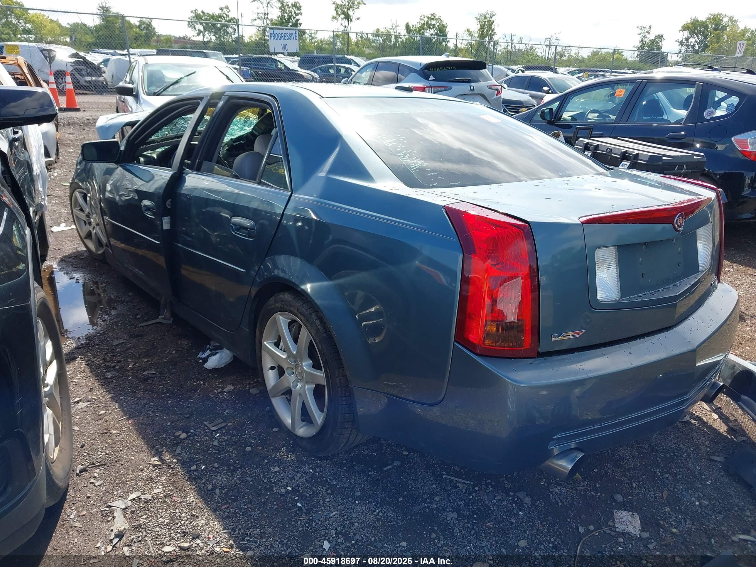 2005 Cadillac Cts-v Blue vin: 1G6DN56S750184453