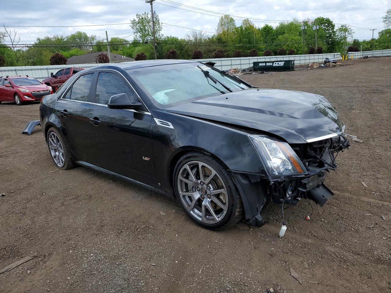 2009 Cadillac Cts-v Black vin: 1G6DN57P190157104