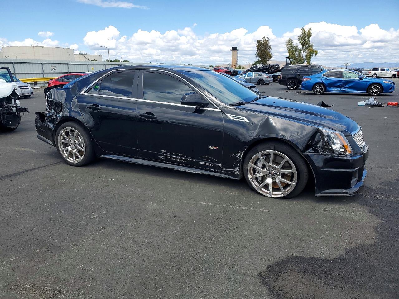 2009 Cadillac Cts-v Black vin: 1G6DN57P490154875