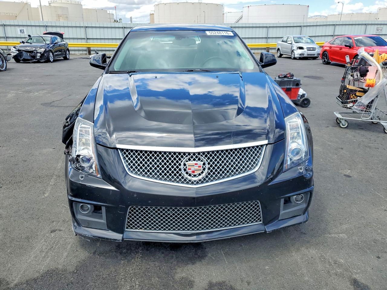2009 Cadillac Cts-v Black vin: 1G6DN57P490154875