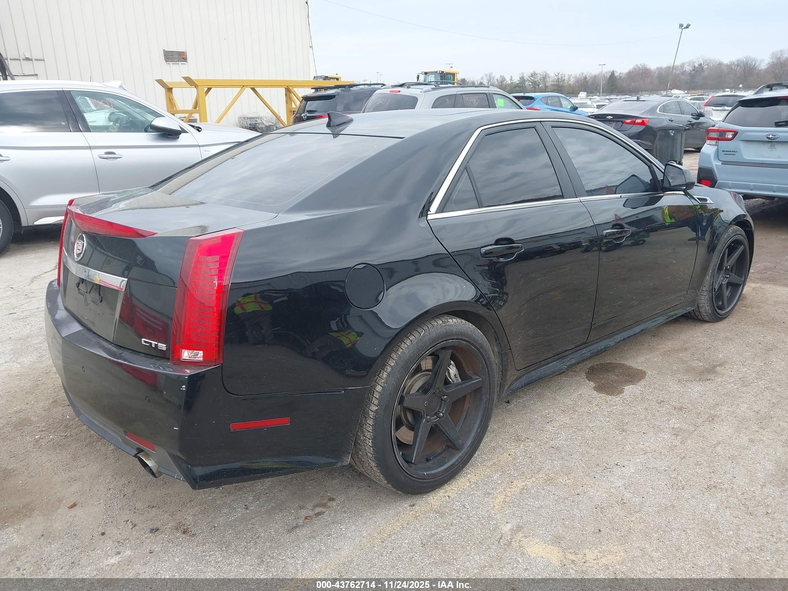 2009 Cadillac Cts-v   Black vin: 1G6DN57P690155204
