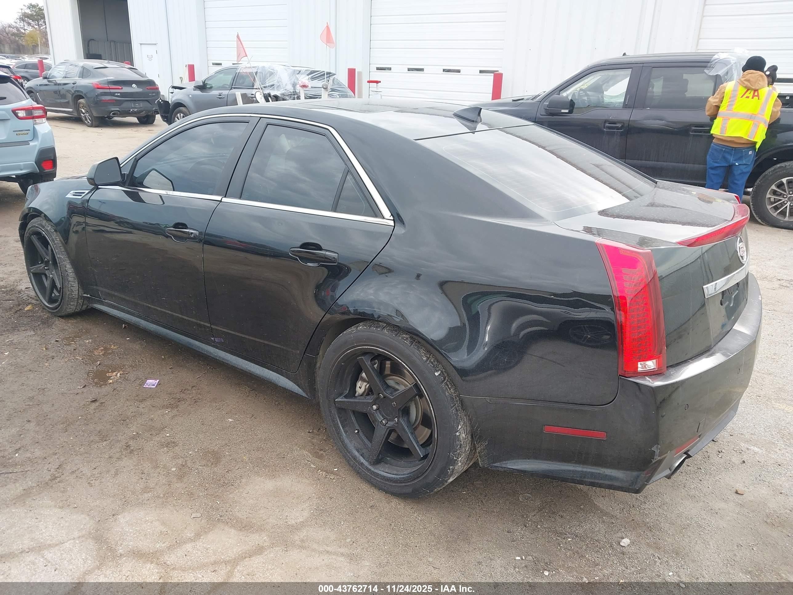 2009 Cadillac Cts-v   Black vin: 1G6DN57P690155204