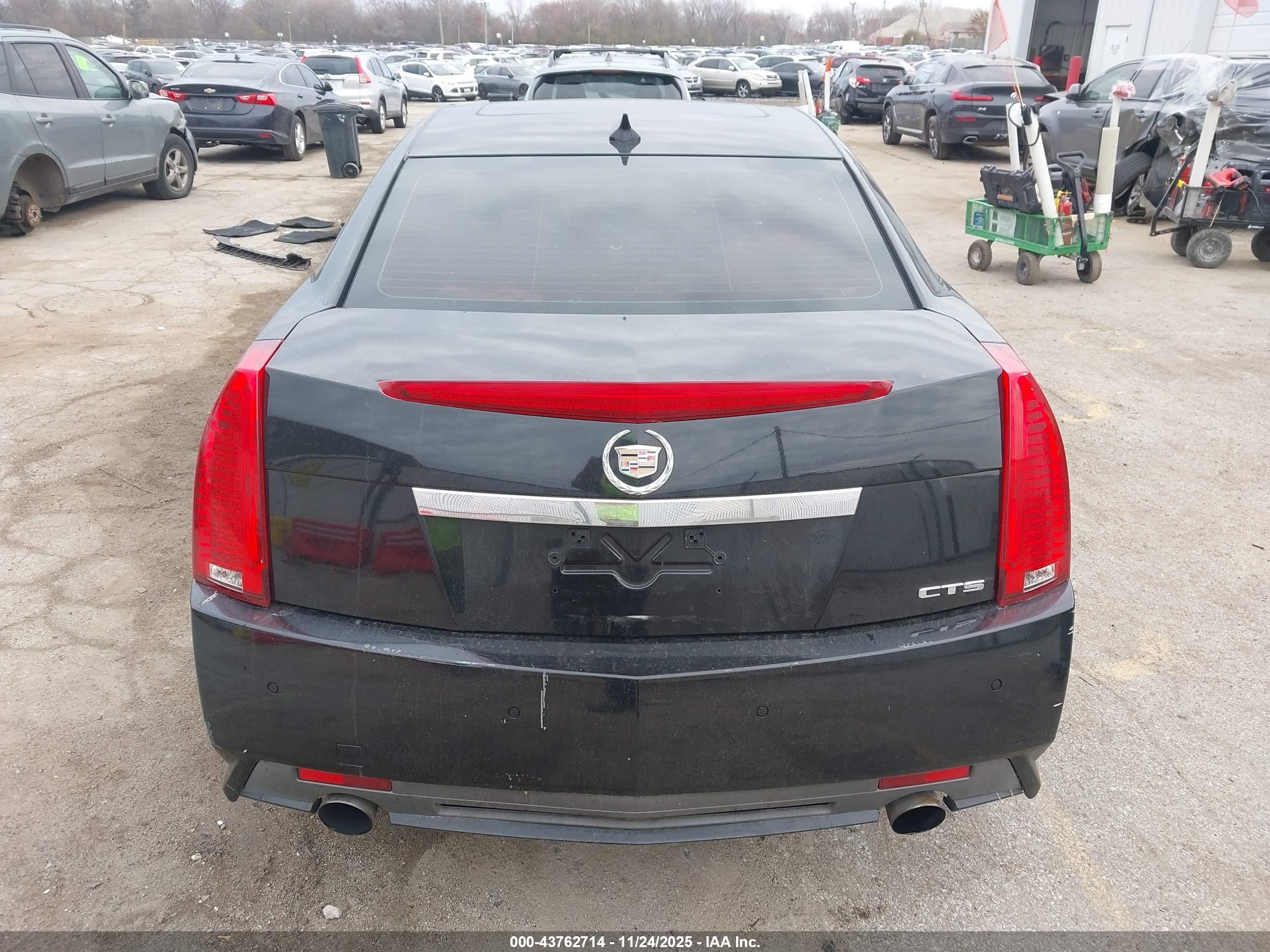 2009 Cadillac Cts-v   Black vin: 1G6DN57P690155204