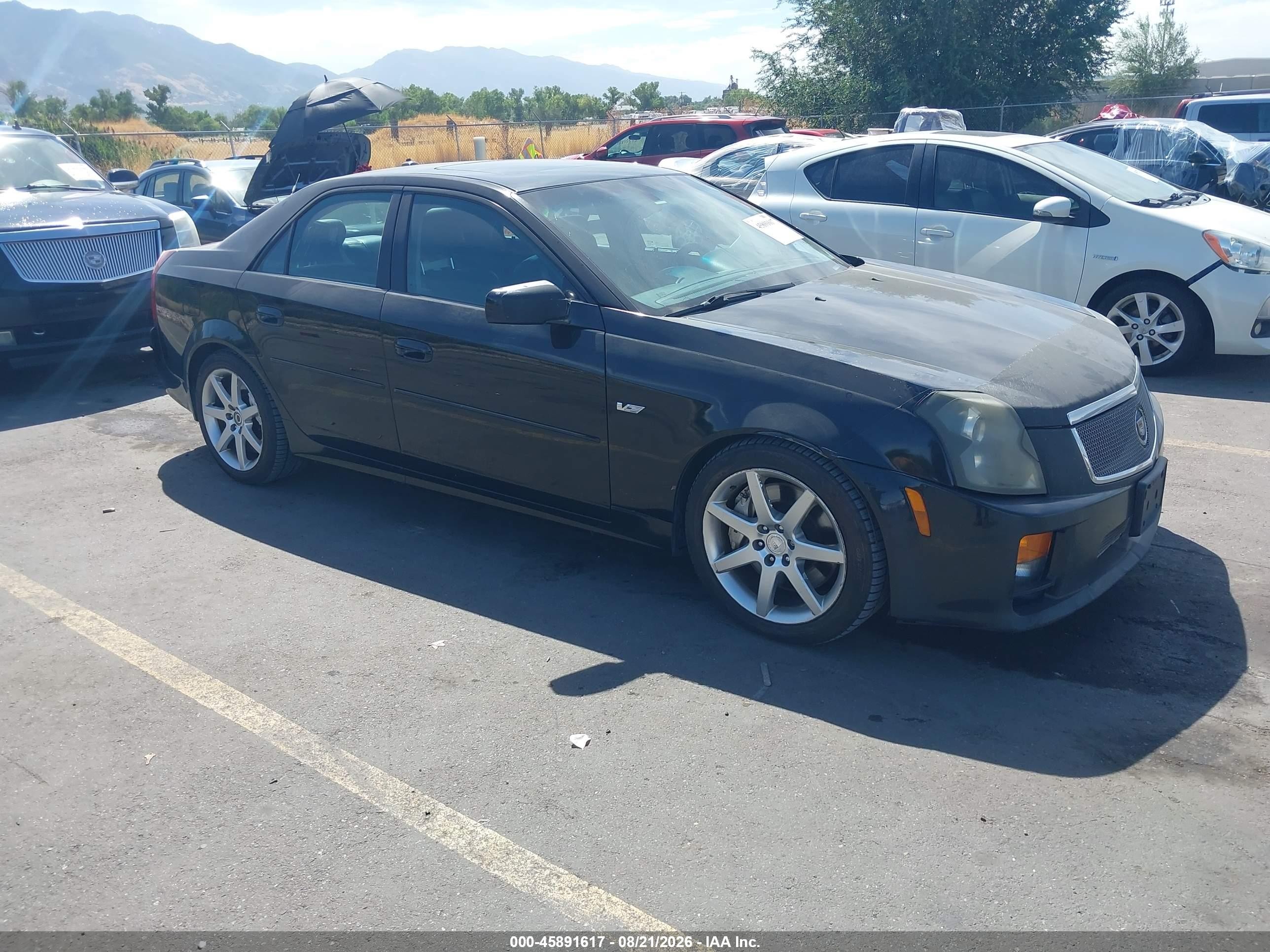 2004 Cadillac Cts-v   Черный vin: 1G6DN57S540182083