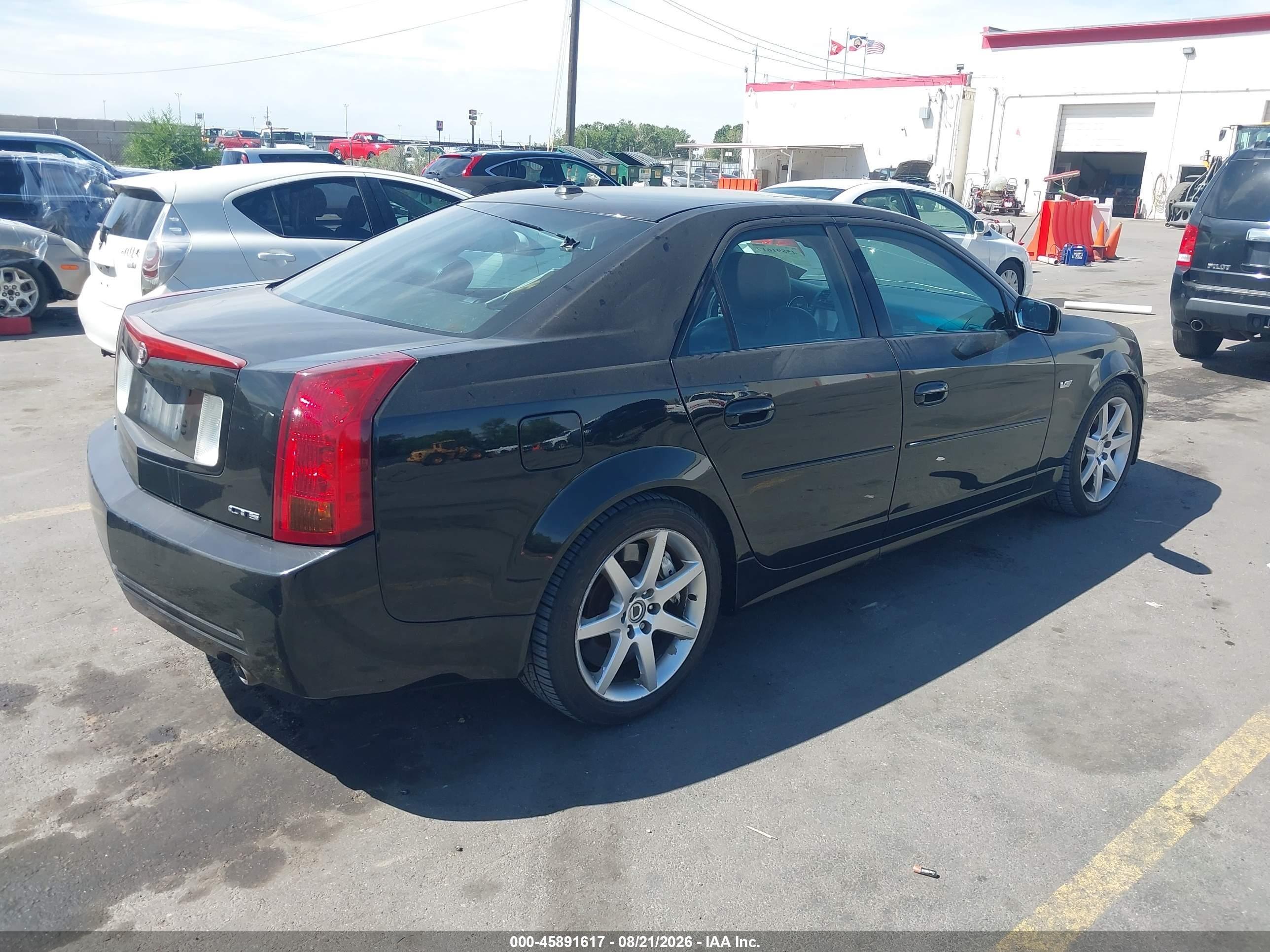 2004 Cadillac Cts-v   Black vin: 1G6DN57S540182083