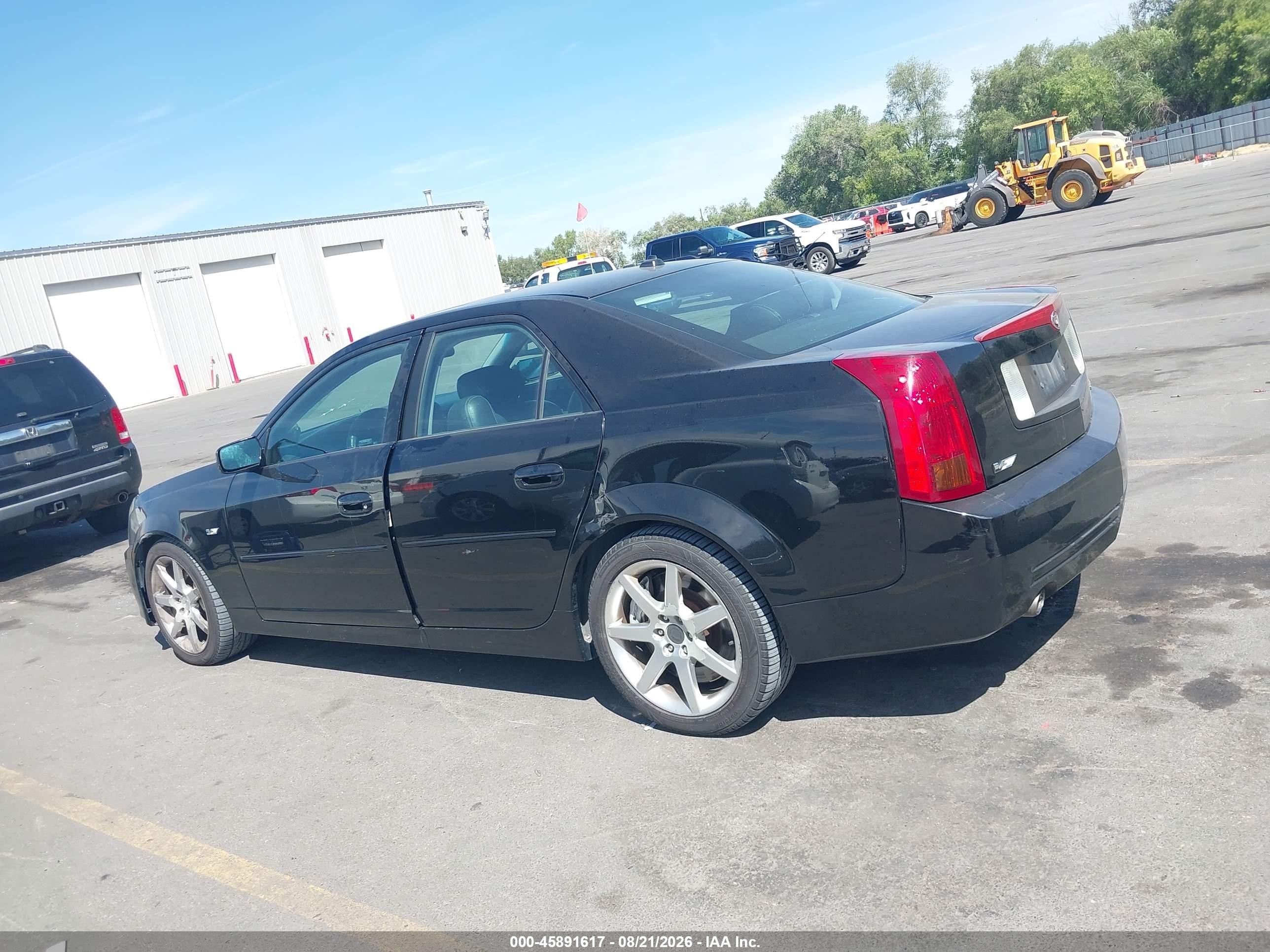 2004 Cadillac Cts-v   Black vin: 1G6DN57S540182083