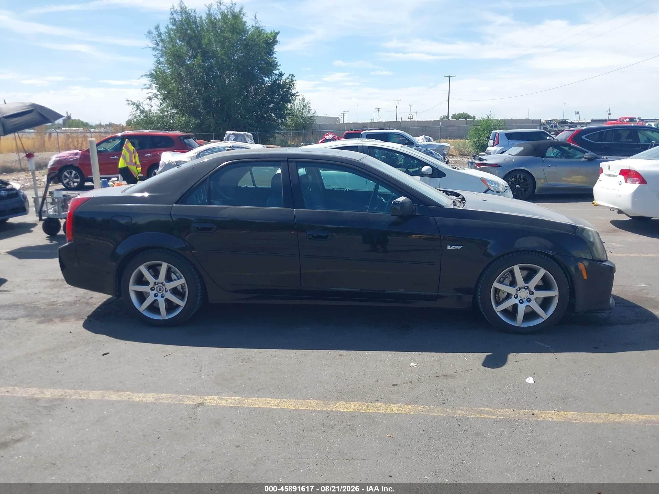 2004 Cadillac Cts-v   Black vin: 1G6DN57S540182083