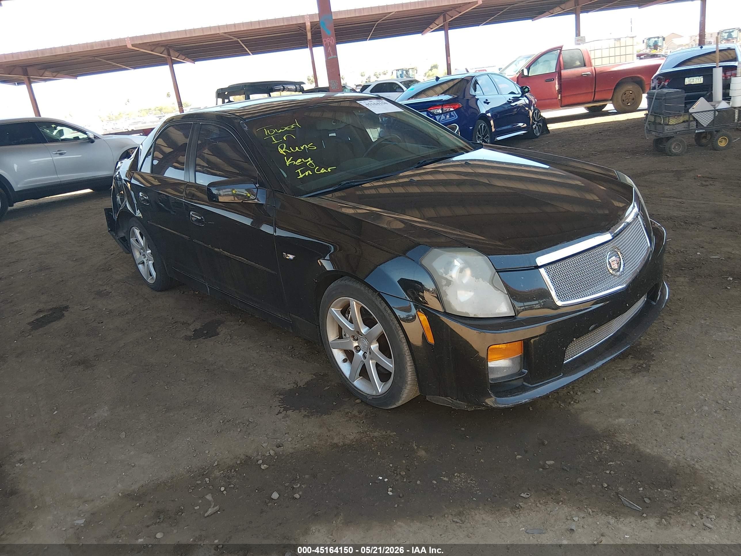 2004 Cadillac Cts-v   Black vin: 1G6DN57S840159929