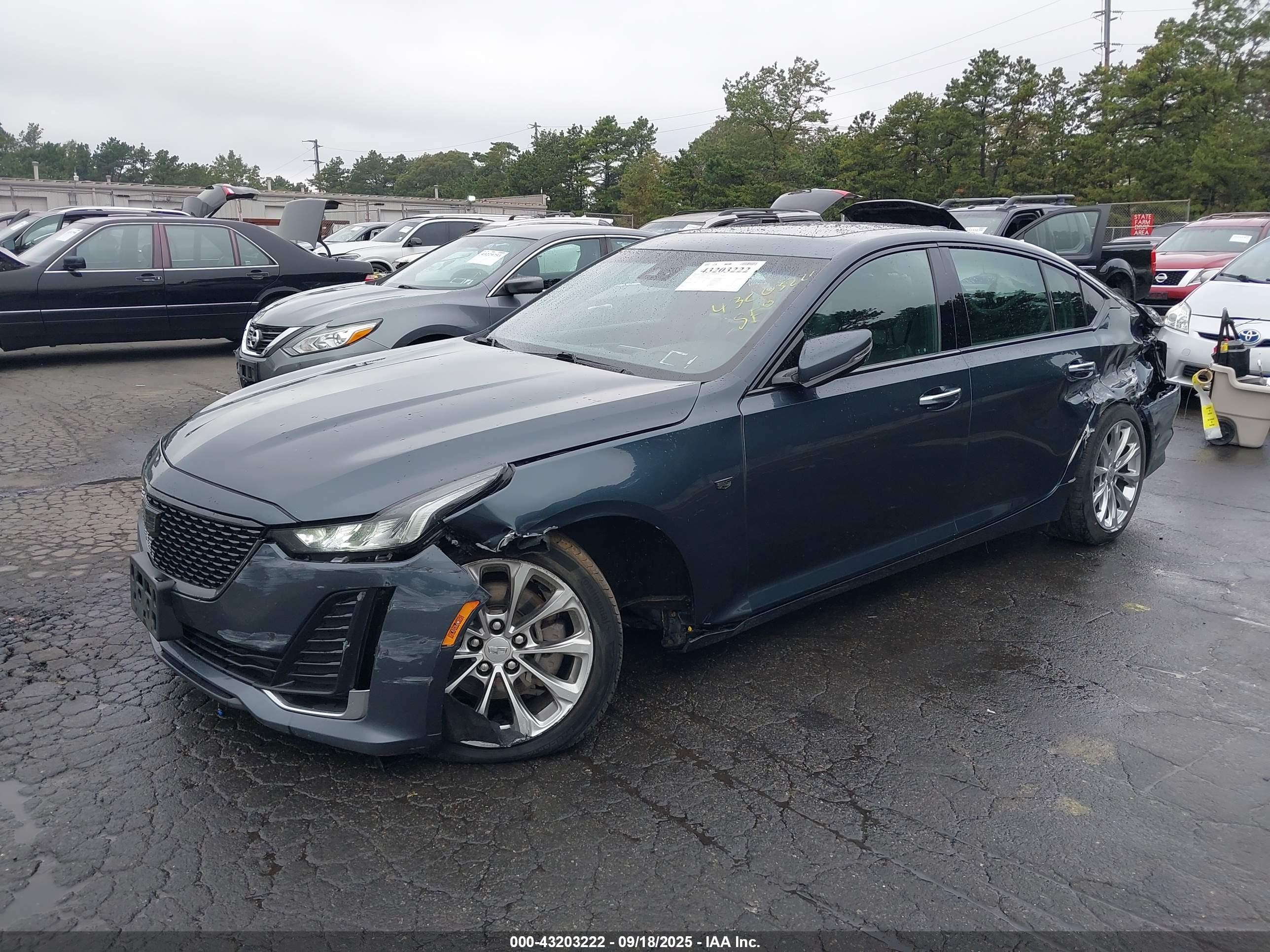 2021 Cadillac Ct5 Premium Luxury Blue vin: 1G6DN5RK3M0118430