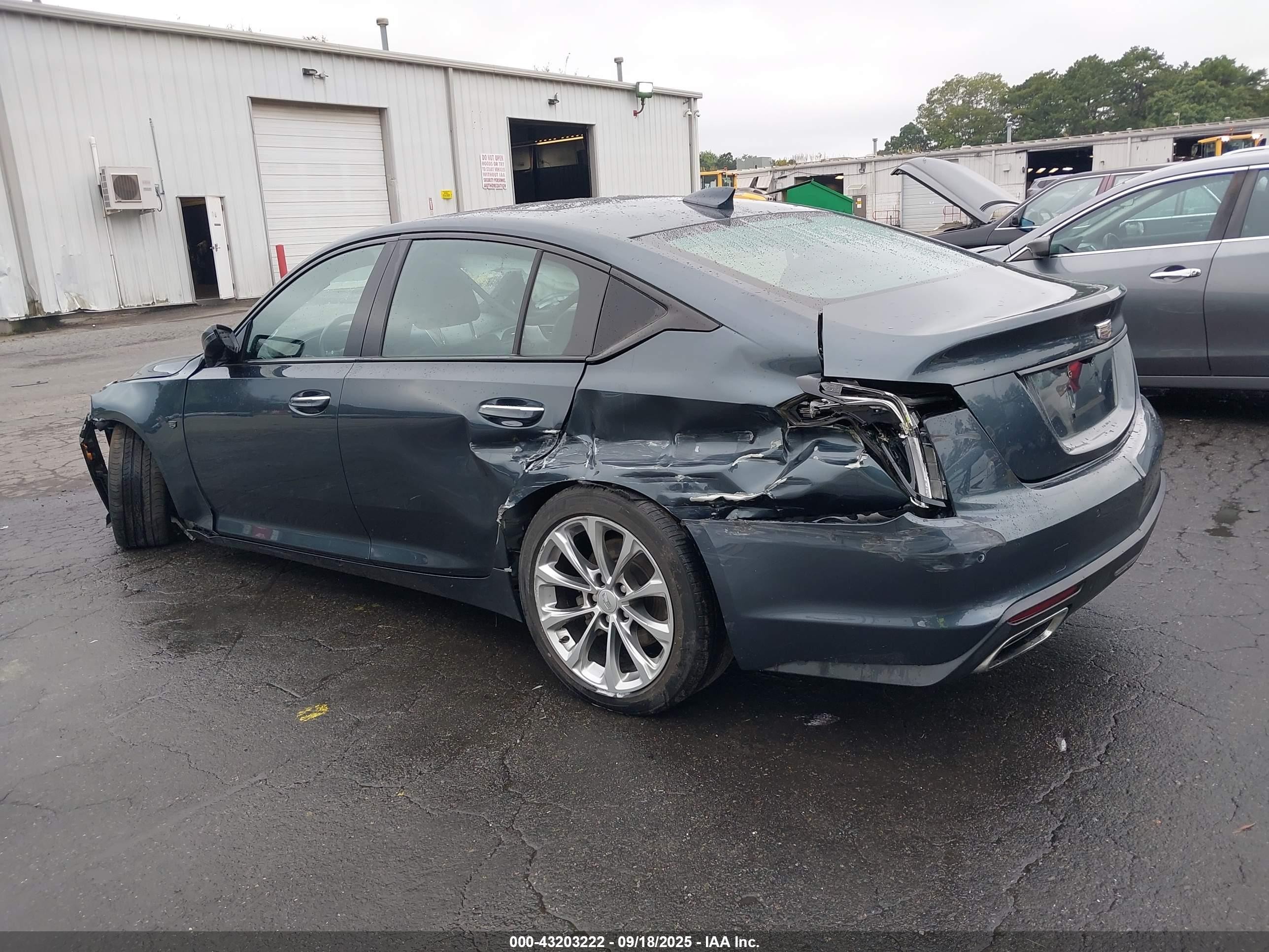 2021 Cadillac Ct5 Premium Luxury Blue vin: 1G6DN5RK3M0118430