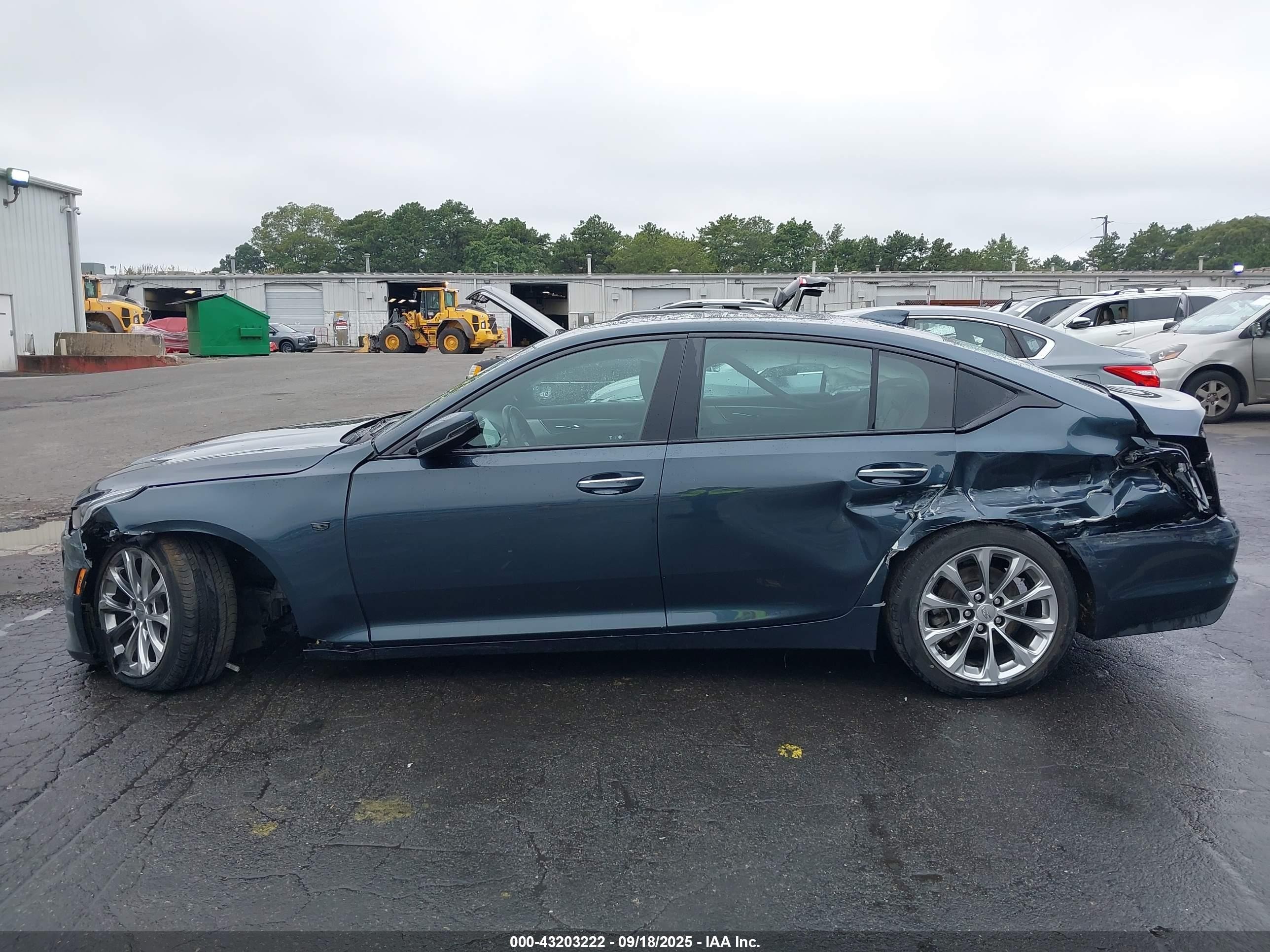 2021 Cadillac Ct5 Premium Luxury Blue vin: 1G6DN5RK3M0118430