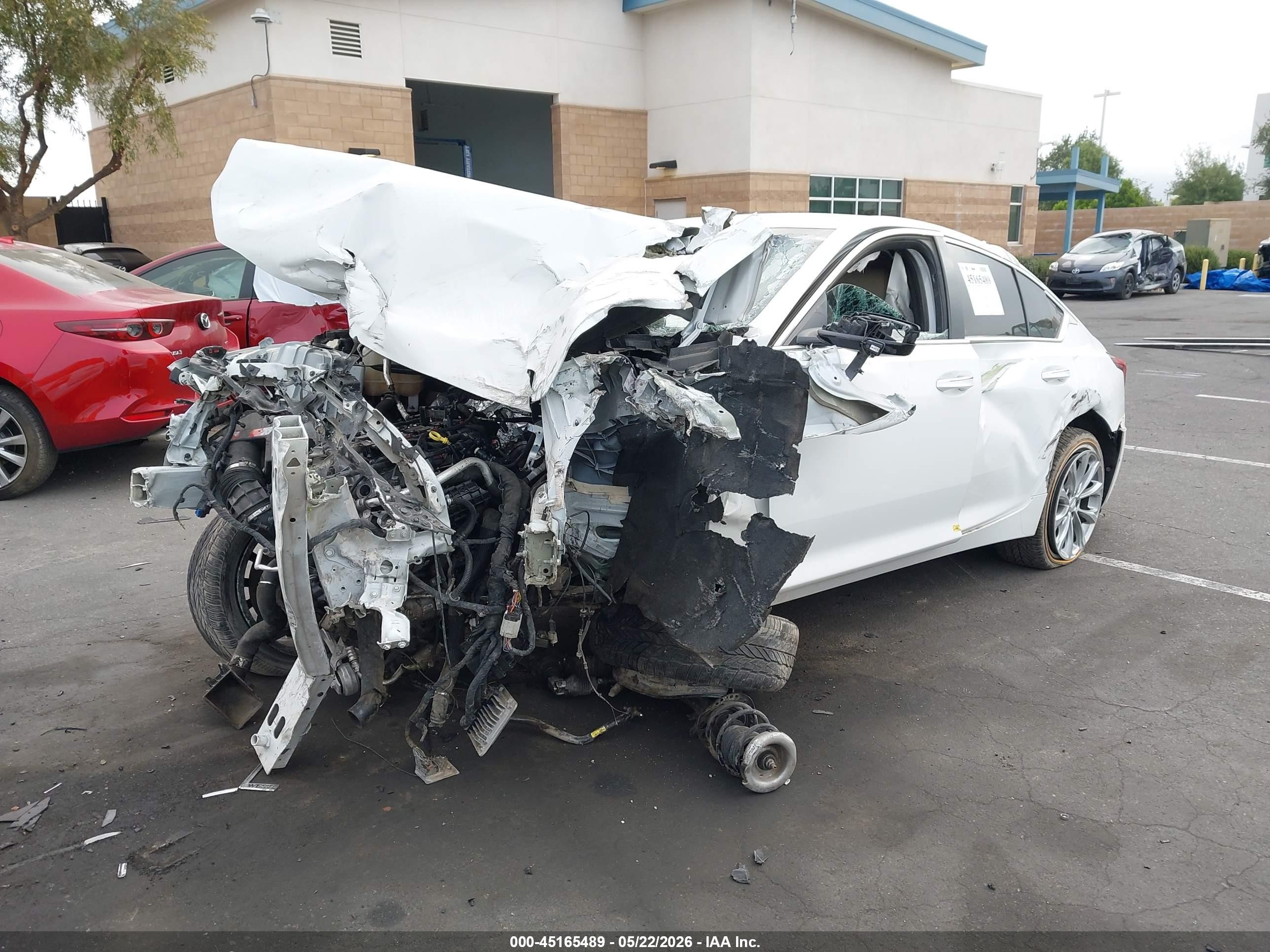 2022 Cadillac Ct5 Premium Luxury White vin: 1G6DN5RK5N0118527