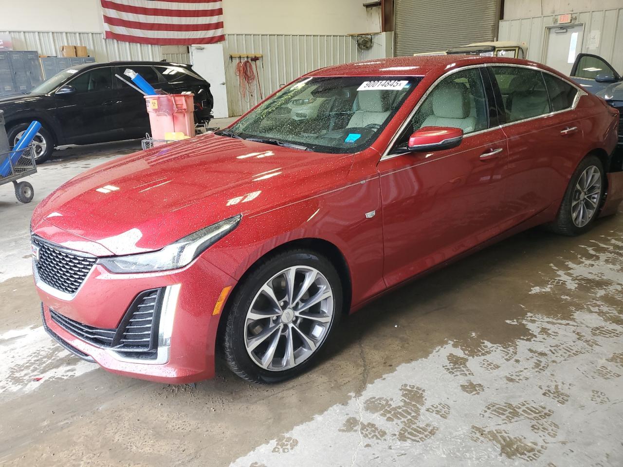 2020 Cadillac Ct5 Premium Luxury Burgundy vin: 1G6DN5RK7L0139750