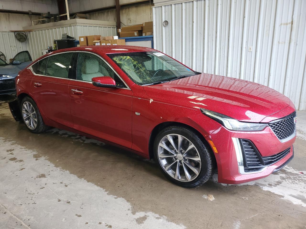 2020 Cadillac Ct5 Premium Luxury Burgundy vin: 1G6DN5RK7L0139750