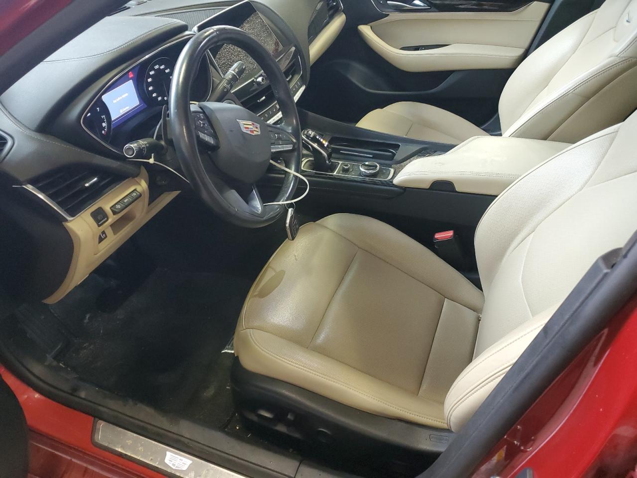 2020 Cadillac Ct5 Premium Luxury Burgundy vin: 1G6DN5RK7L0139750