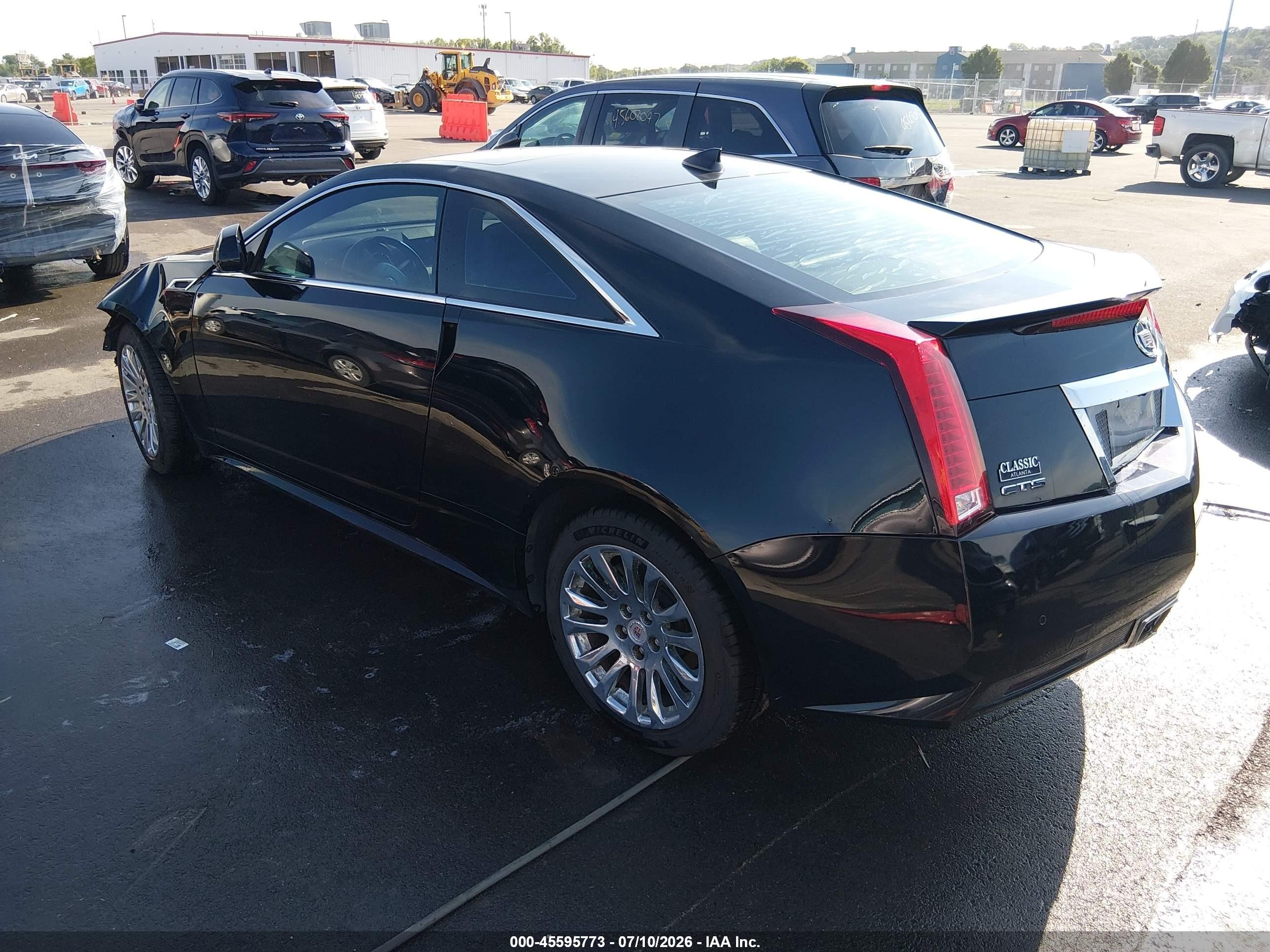 2012 Cadillac Cts Premium Черный vin: 1G6DP1E30C0145715