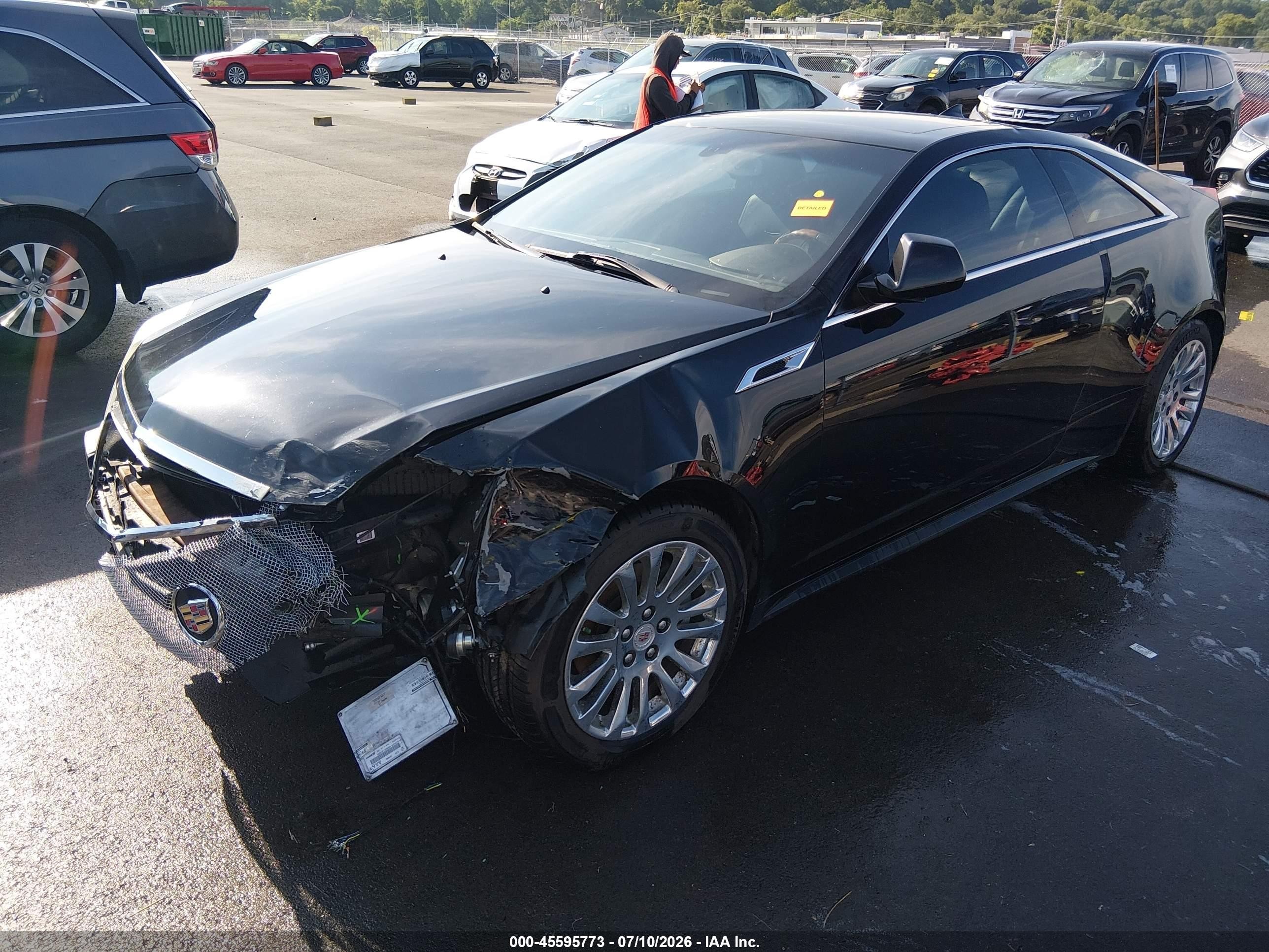 2012 Cadillac Cts Premium Черный vin: 1G6DP1E30C0145715