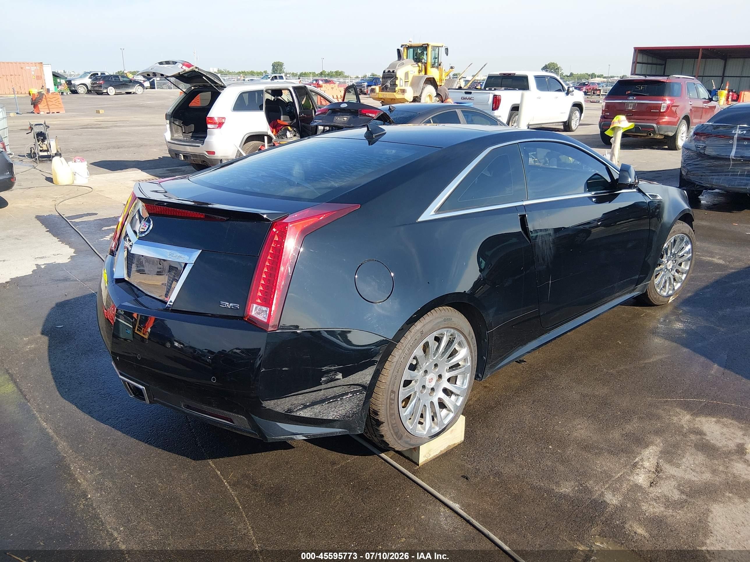 2012 Cadillac Cts Premium Черный vin: 1G6DP1E30C0145715