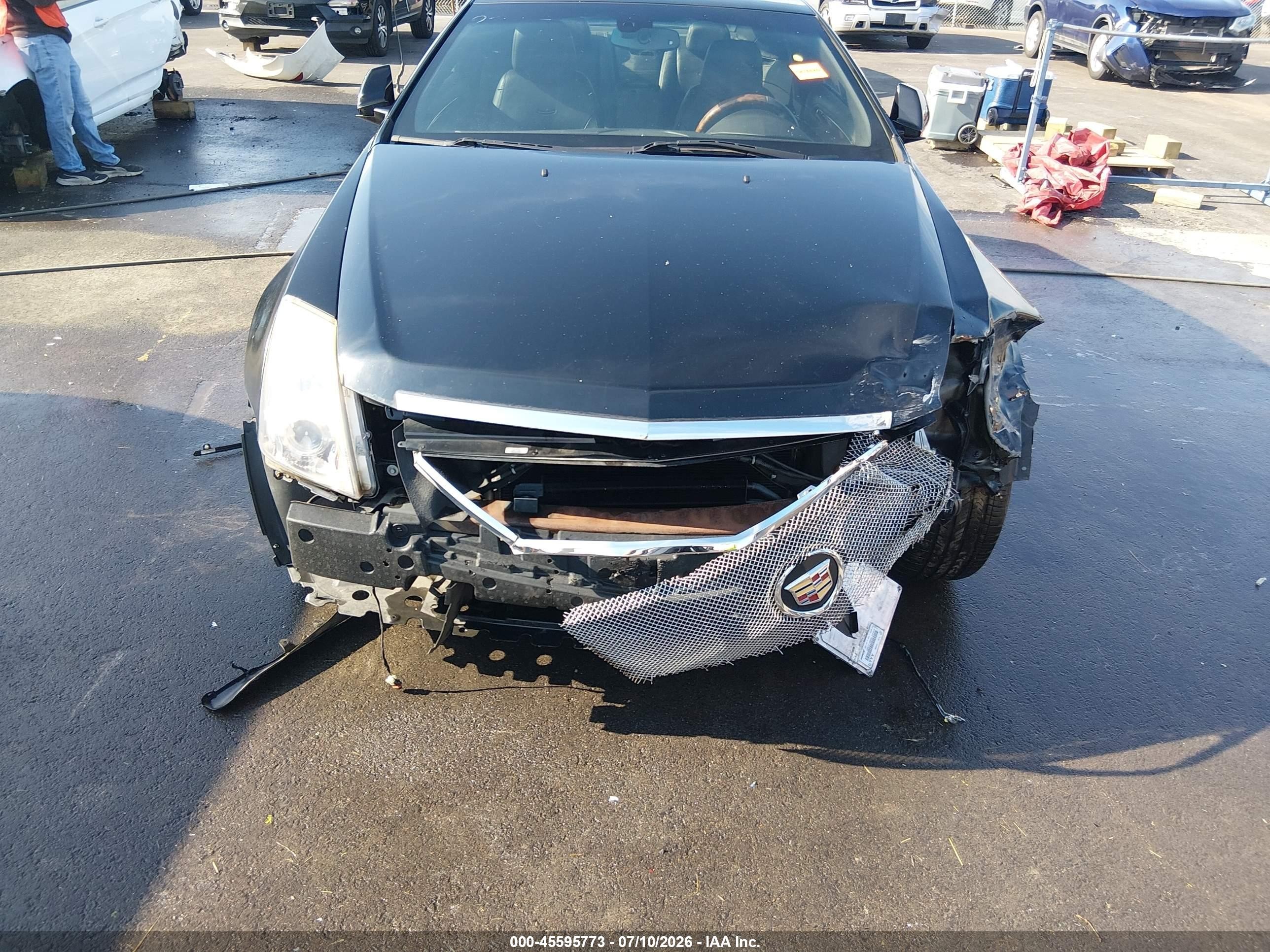 2012 Cadillac Cts Premium Черный vin: 1G6DP1E30C0145715