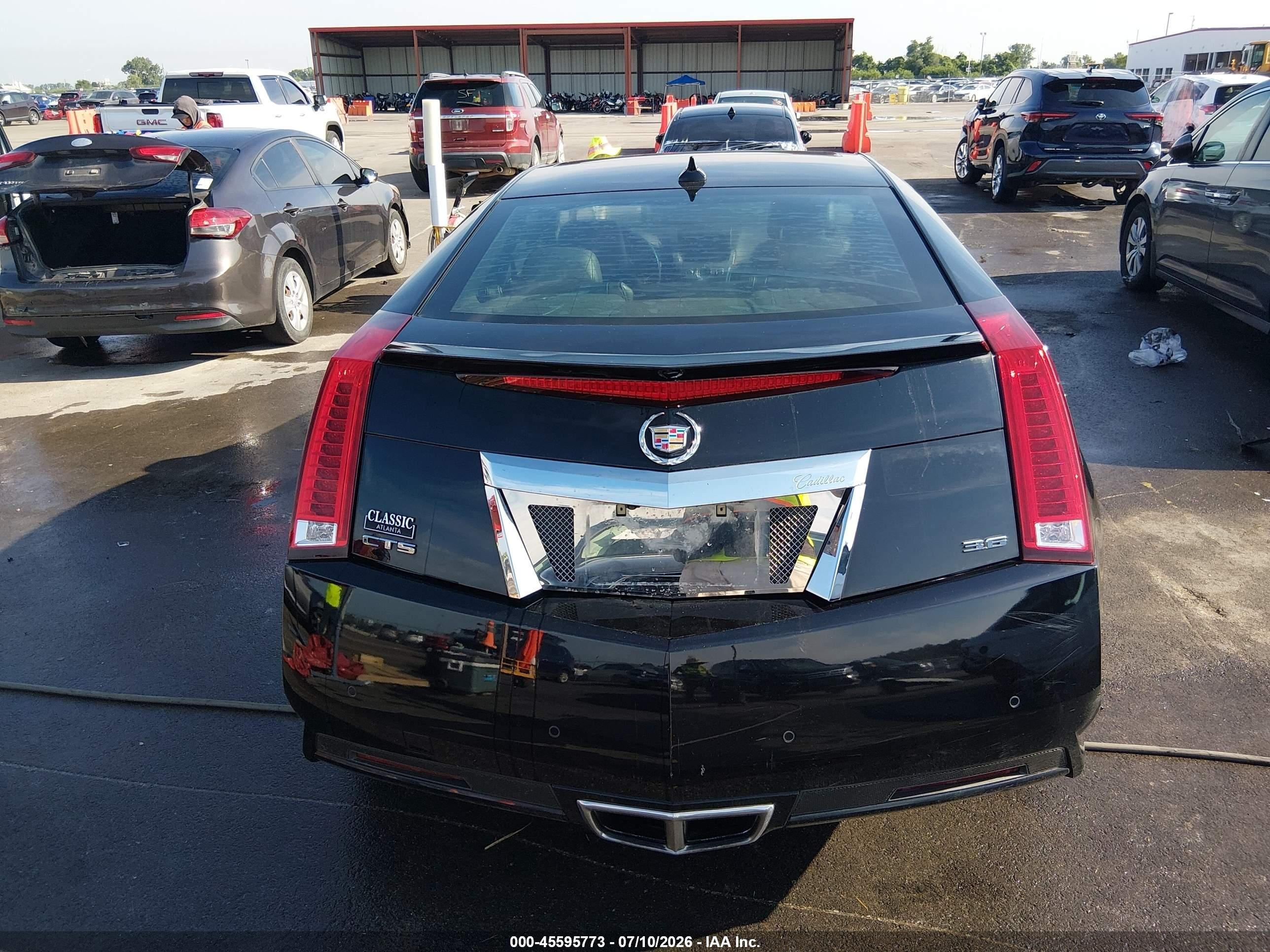 2012 Cadillac Cts Premium Черный vin: 1G6DP1E30C0145715