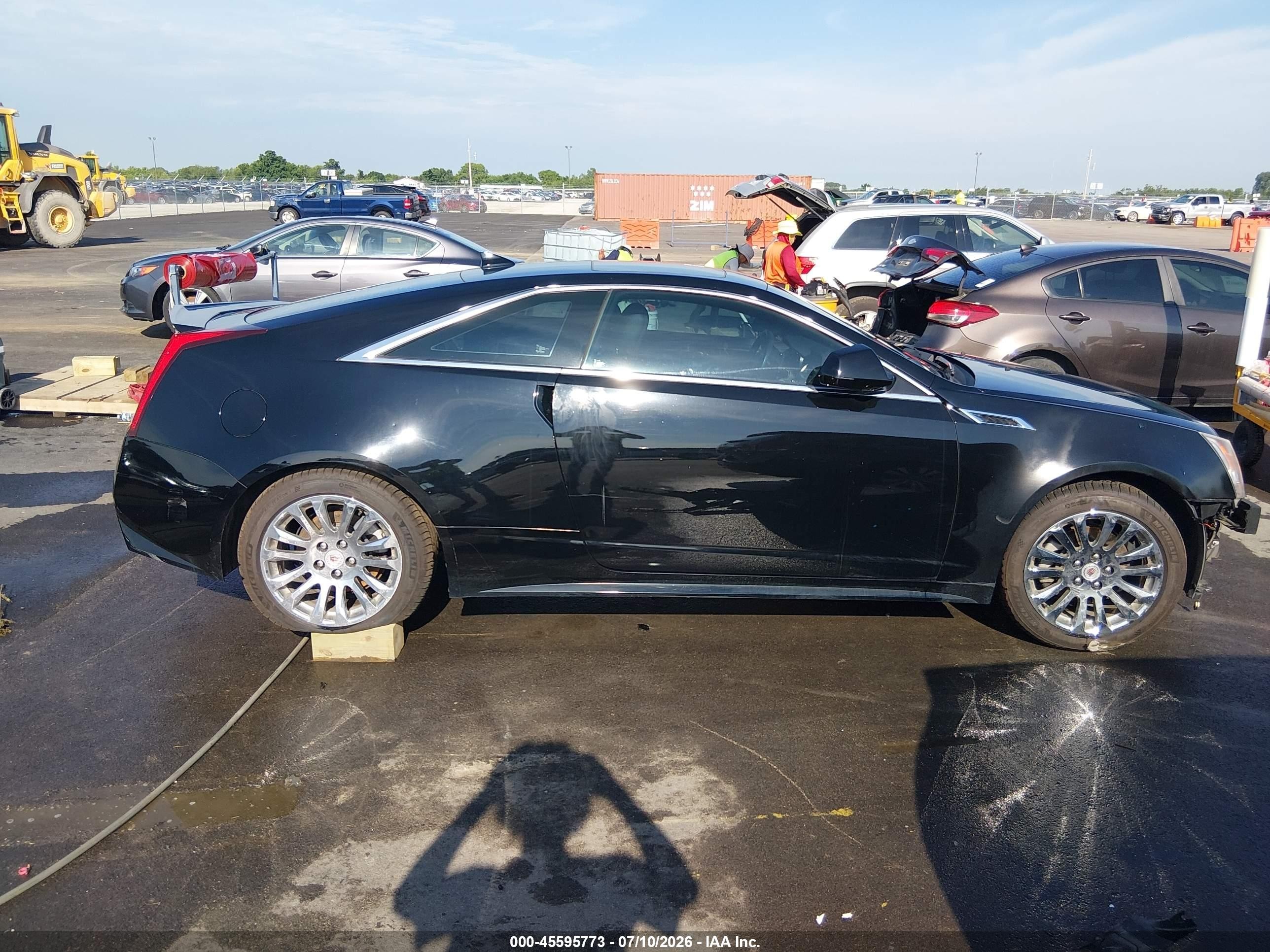 2012 Cadillac Cts Premium Черный vin: 1G6DP1E30C0145715