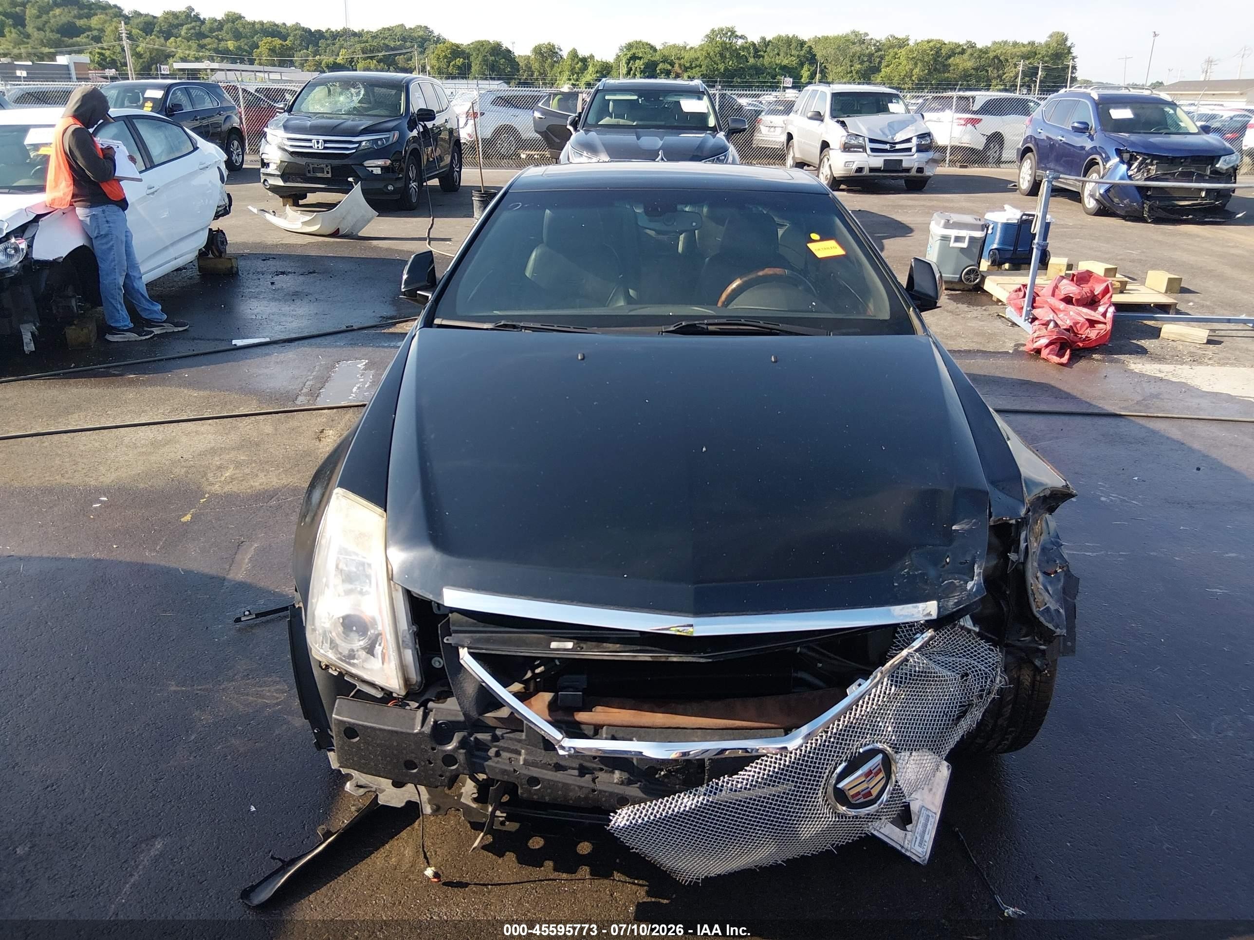 2012 Cadillac Cts Premium Черный vin: 1G6DP1E30C0145715