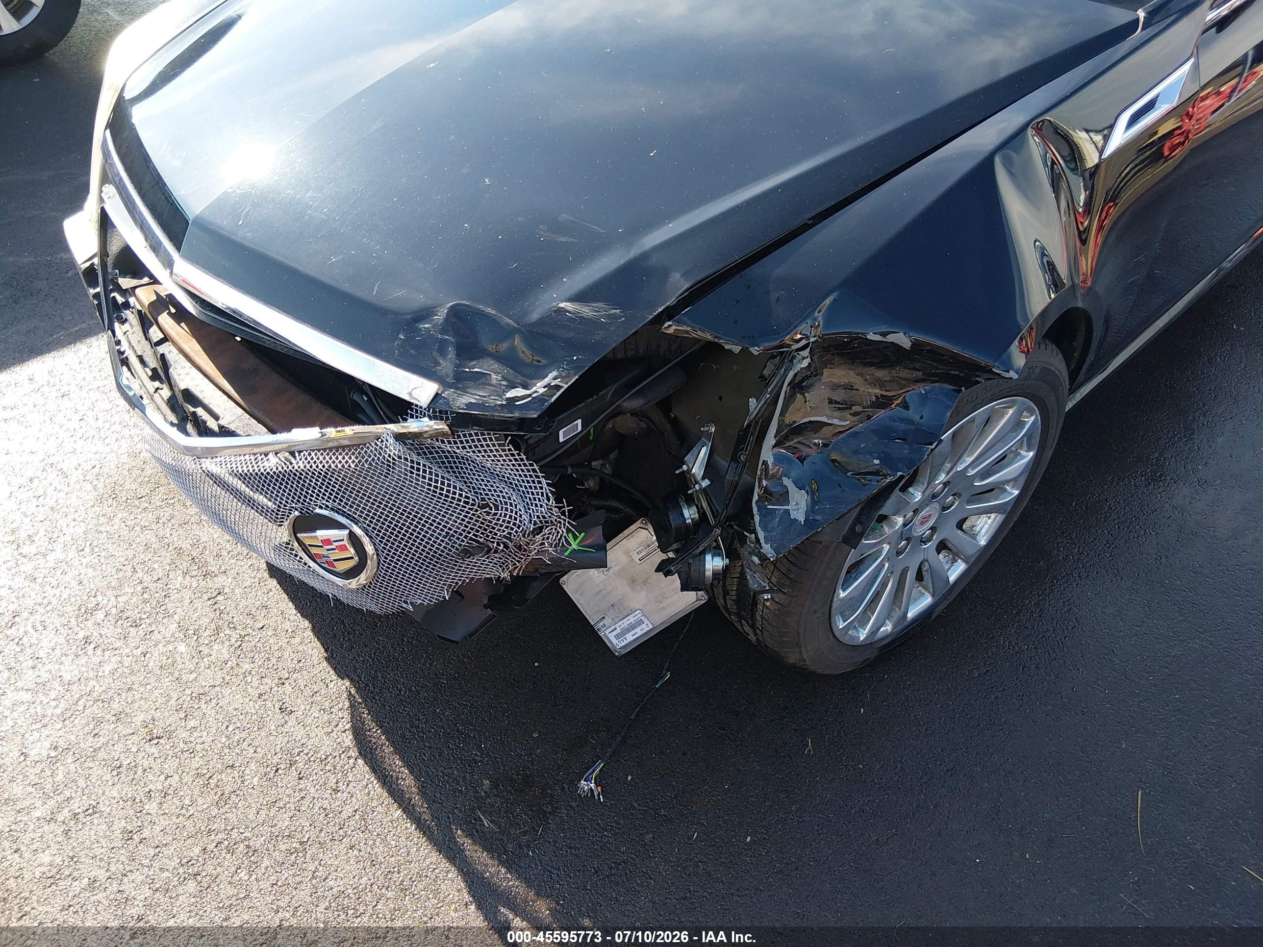 2012 Cadillac Cts Premium Черный vin: 1G6DP1E30C0145715