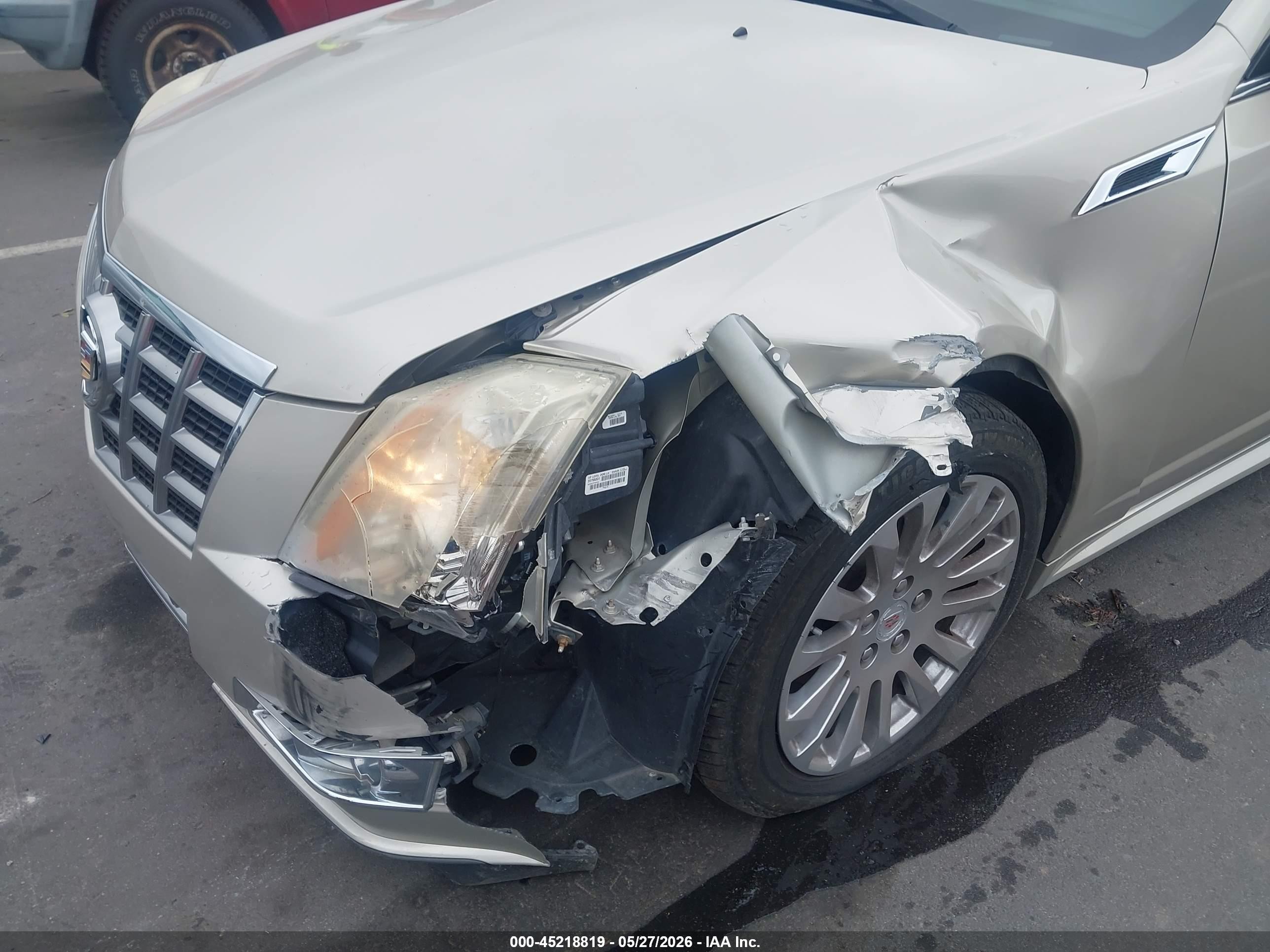 2013 Cadillac Cts Premium Champagne vin: 1G6DP1E32D0151310