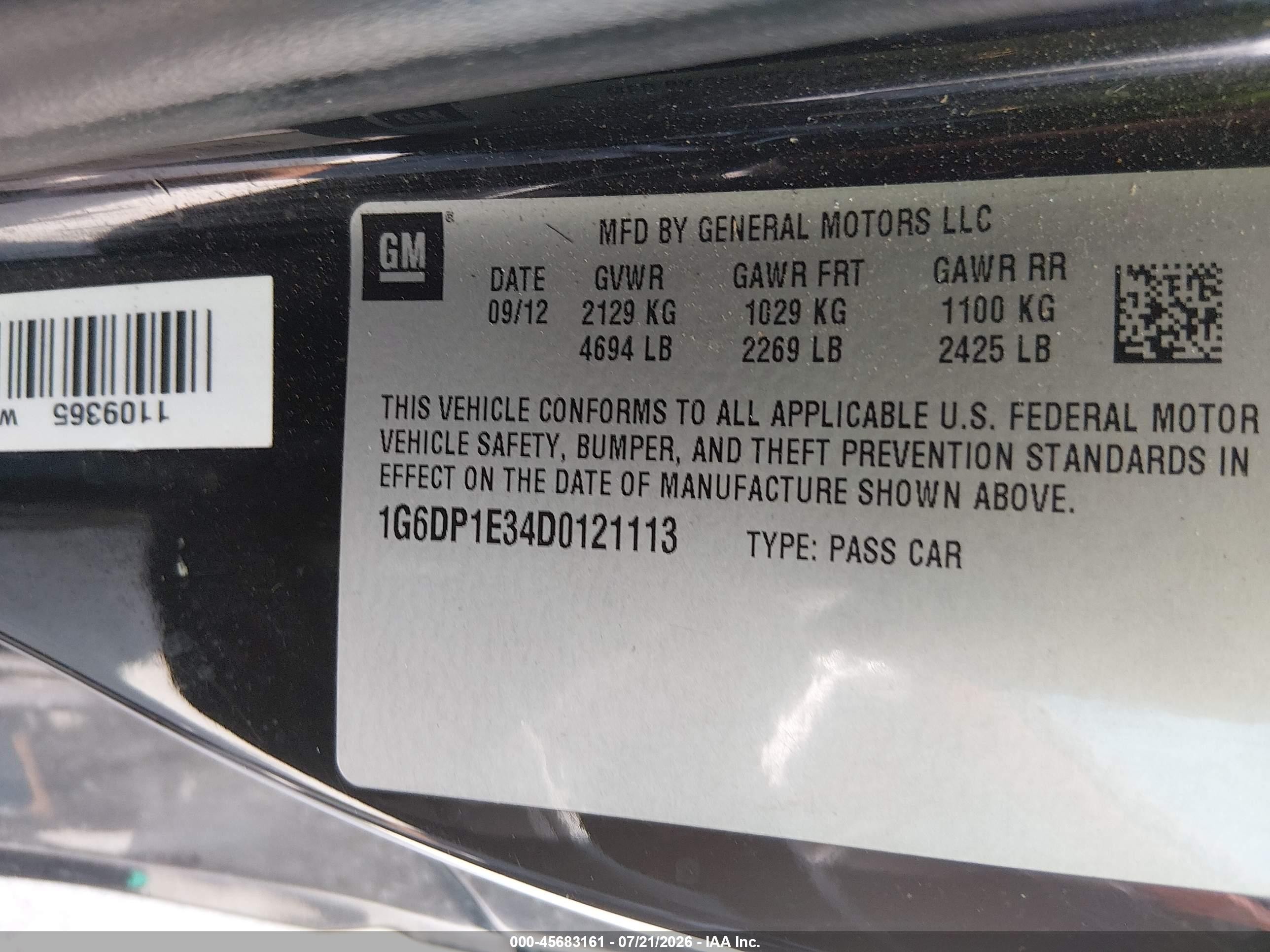 2013 Cadillac Cts Premium Black vin: 1G6DP1E34D0121113