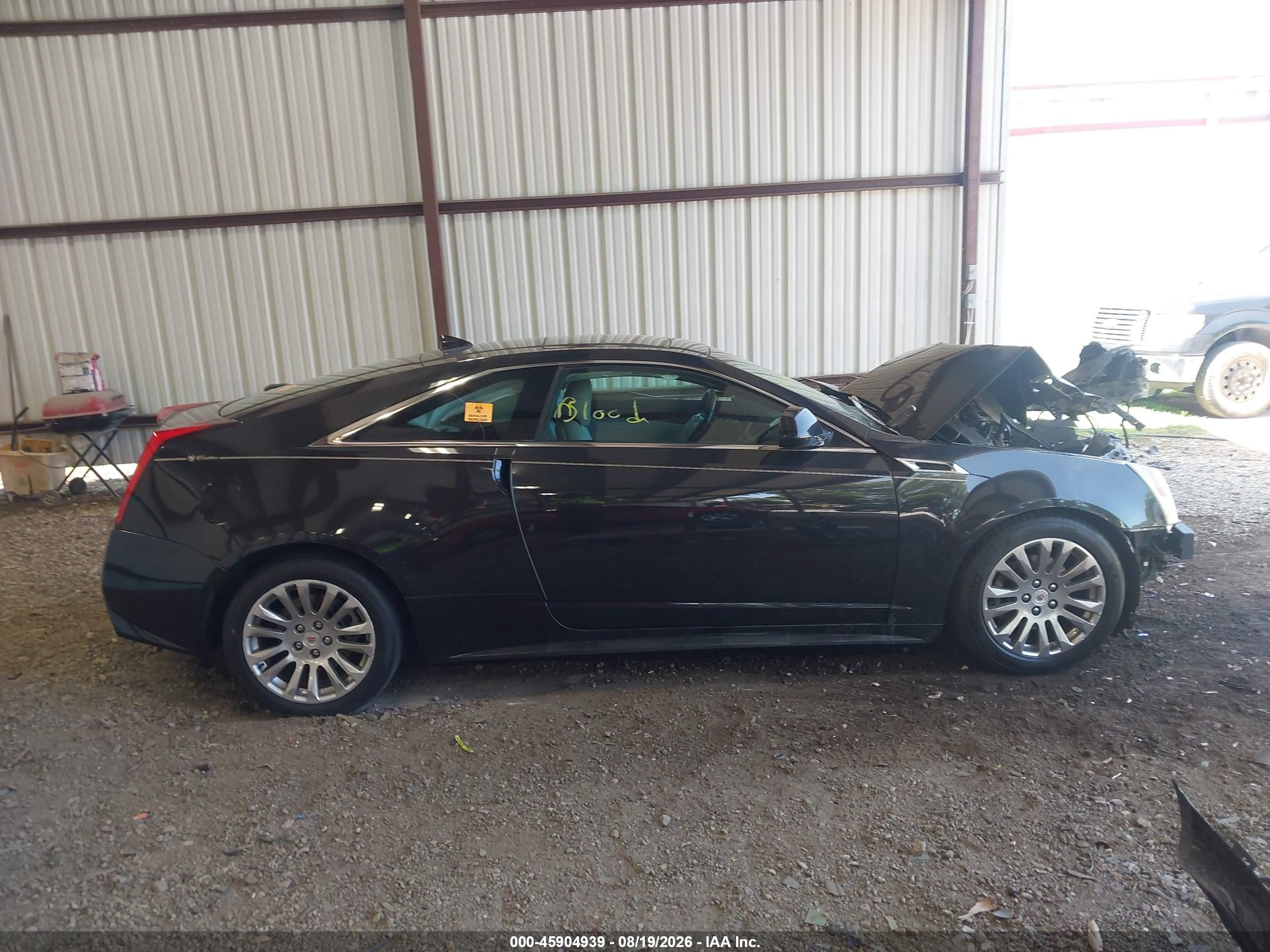 2013 Cadillac Cts Premium Black vin: 1G6DP1E39D0113458