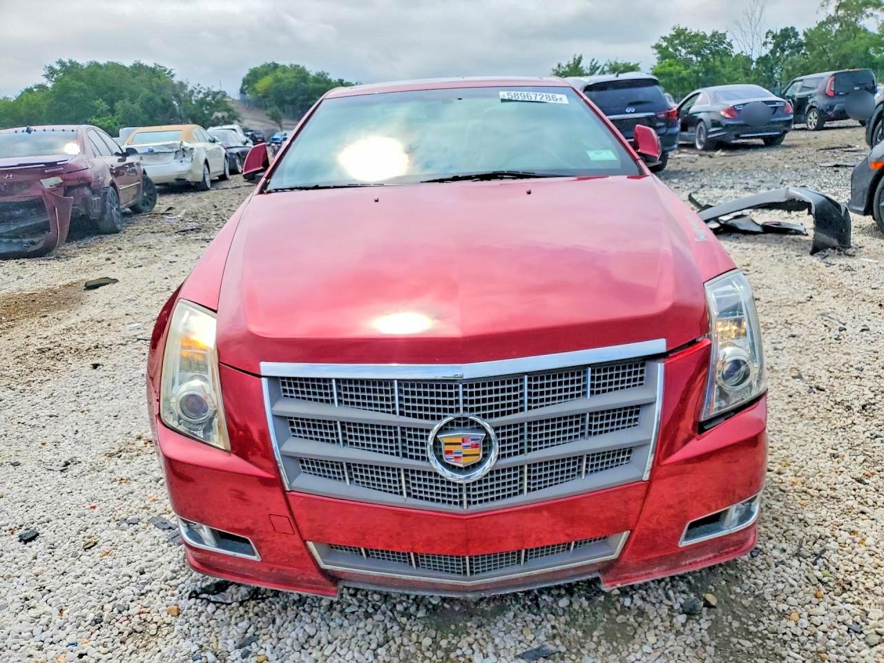 2011 Cadillac Cts Premium Collection Red vin: 1G6DP1ED0B0115038