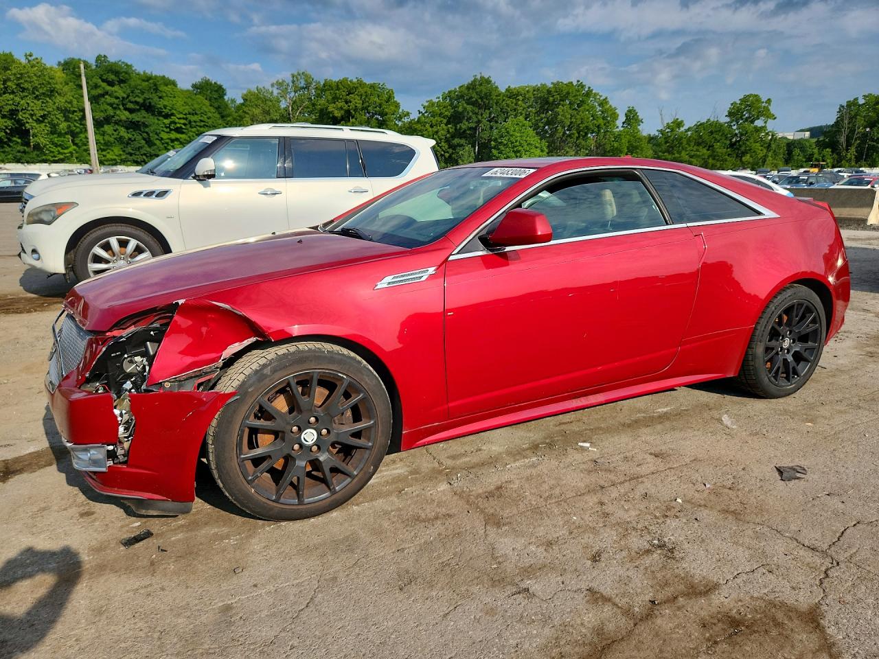 2011 Cadillac Cts Premium Collection Red vin: 1G6DP1ED2B0144606